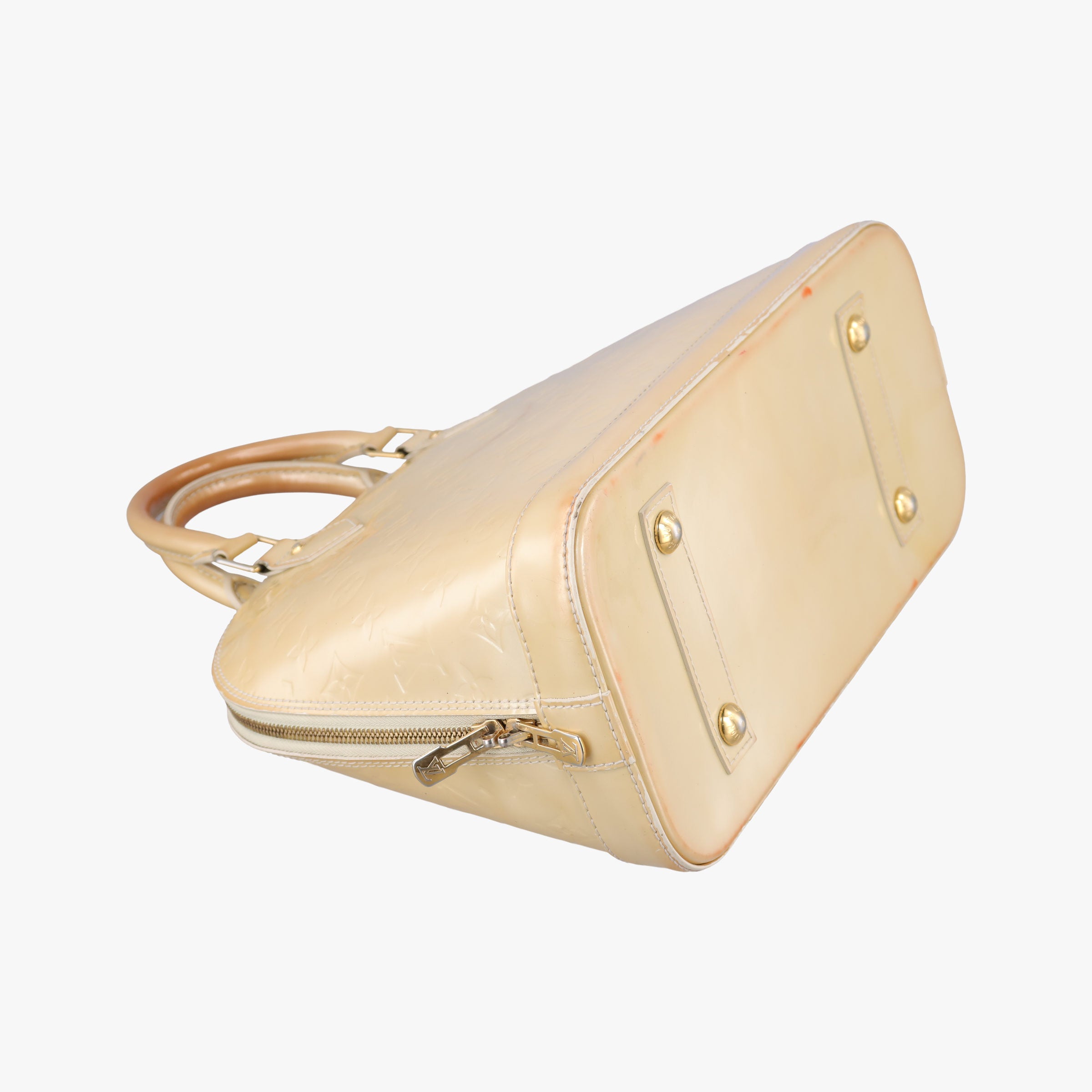Pre-owned Louis Vuitton Alma PM Dune Vernis M90101 handbag | stylenewstar
