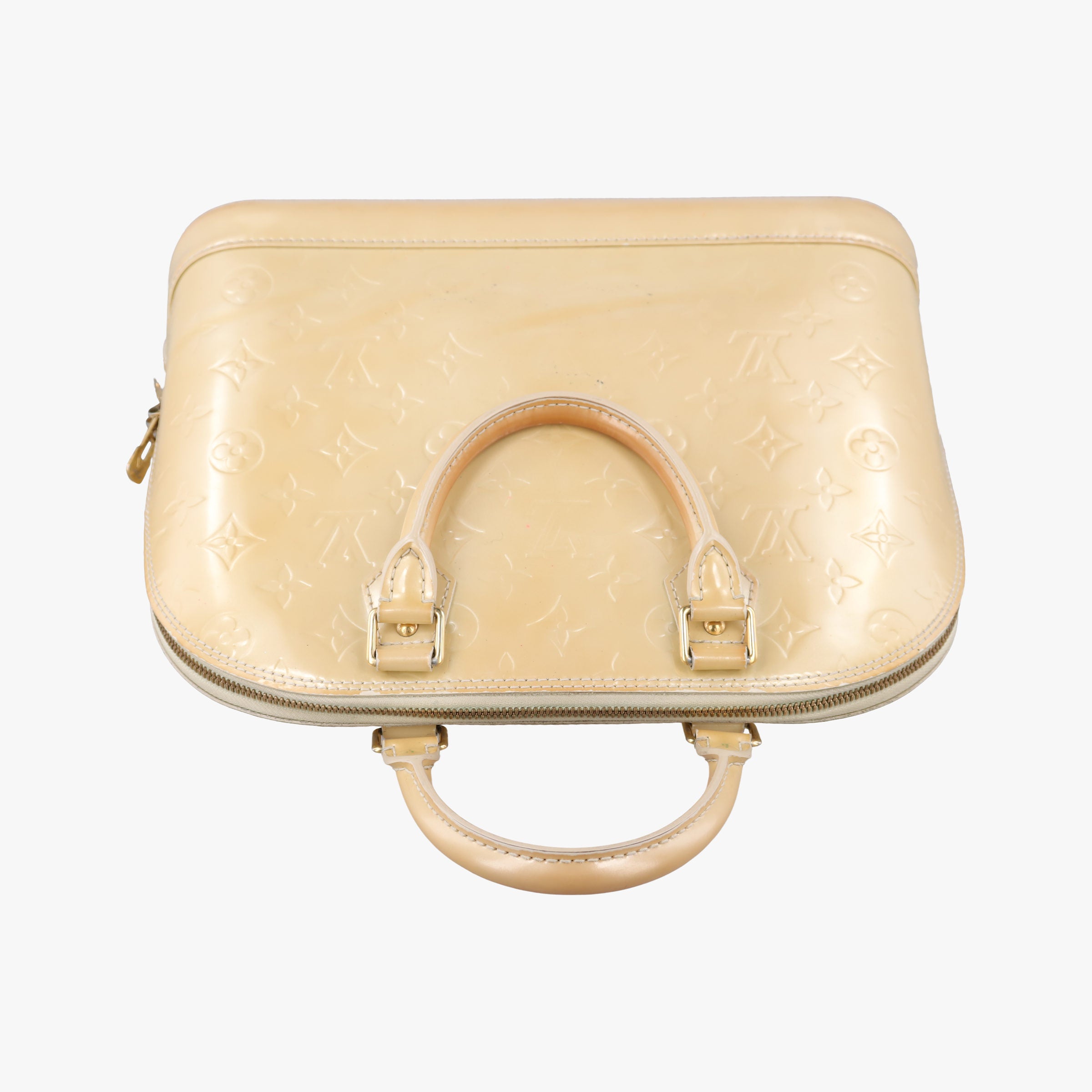 Pre-owned Louis Vuitton Alma PM Dune Vernis M90101 handbag | stylenewstar