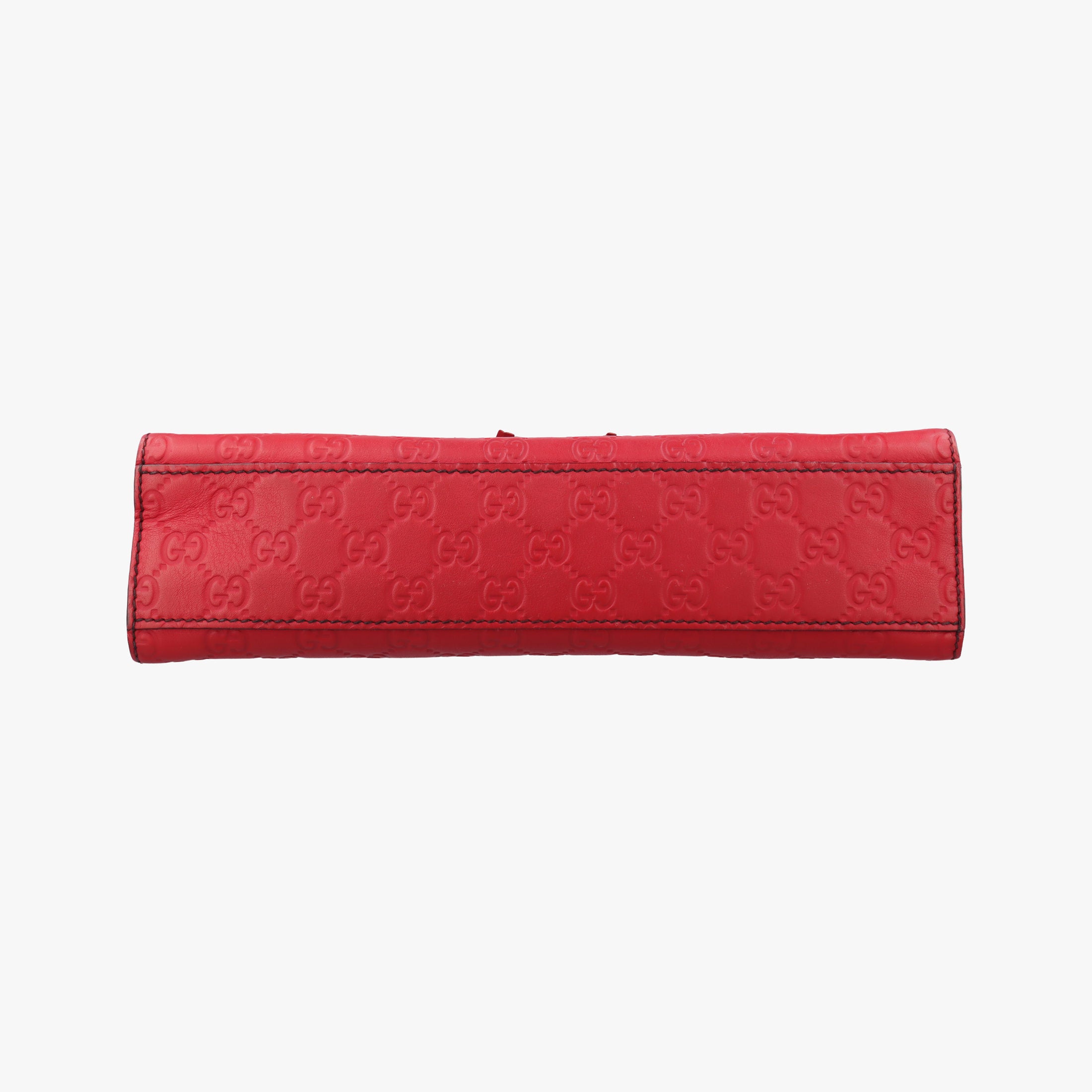 Pre-owned Gucci Emily Red Leather 295402 shoulderbag | stylenewstar