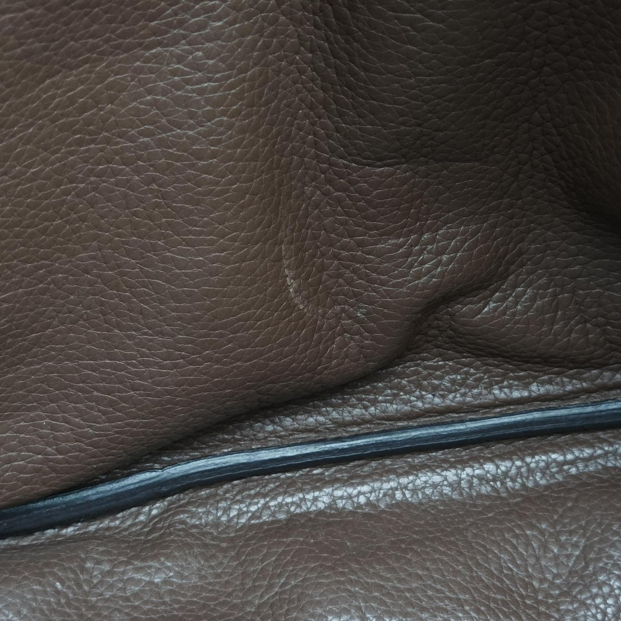 Pre-owned Hermes Barda 30 Brown Taurillon Clemence Leather  shoulderbag | stylenewstar