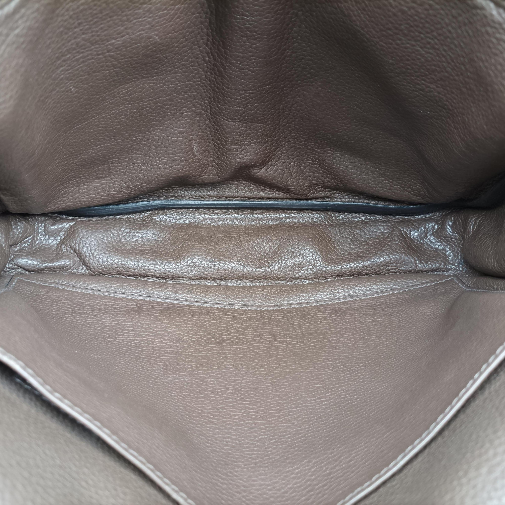 Pre-owned Hermes Barda 30 Brown Taurillon Clemence Leather  shoulderbag | stylenewstar