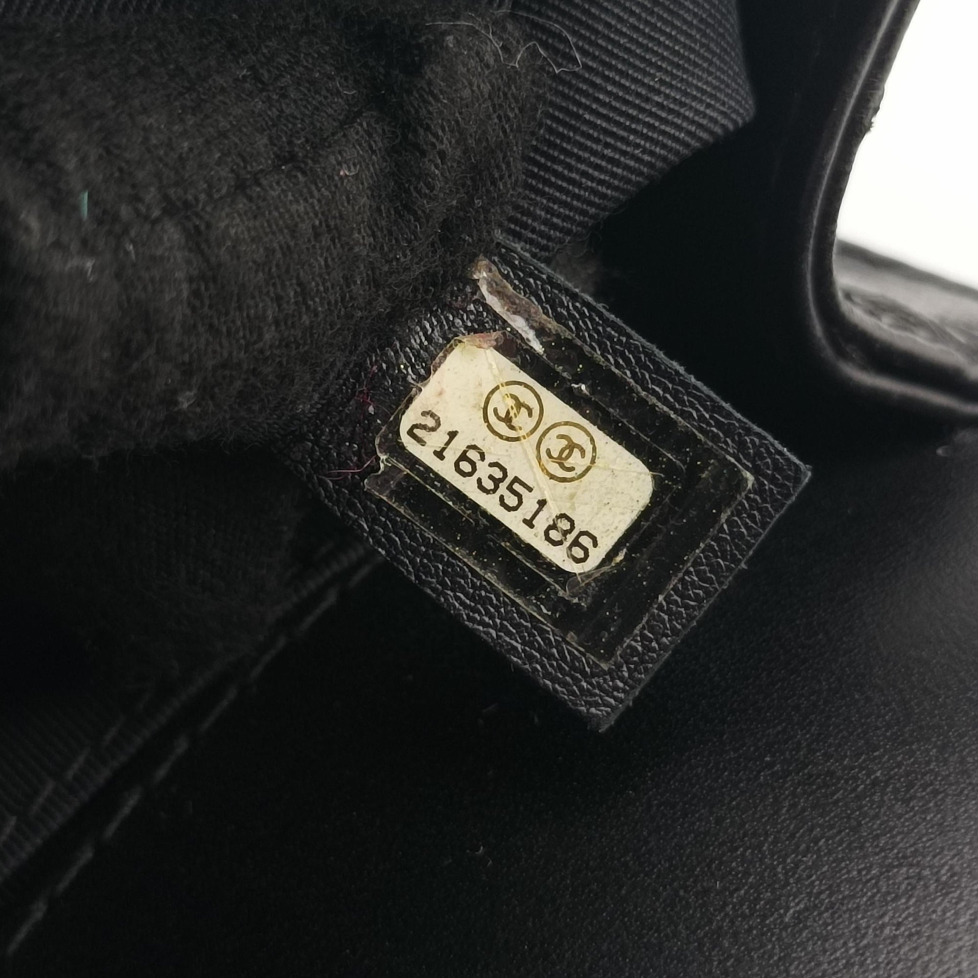 Pre-owned Chanel BOY CHANEL Black lambskin A67086 shoulderbag | stylenewstar