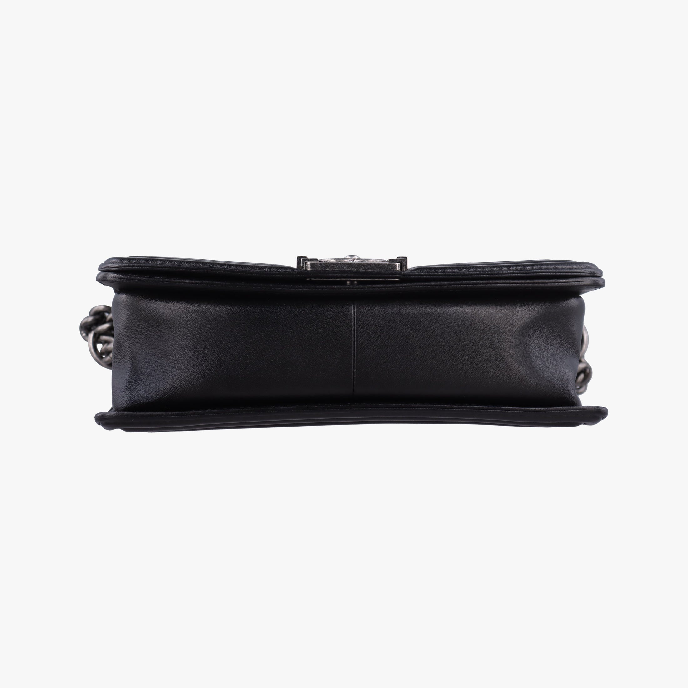 Pre-owned Chanel BOY CHANEL Black lambskin A67086 shoulderbag | stylenewstar