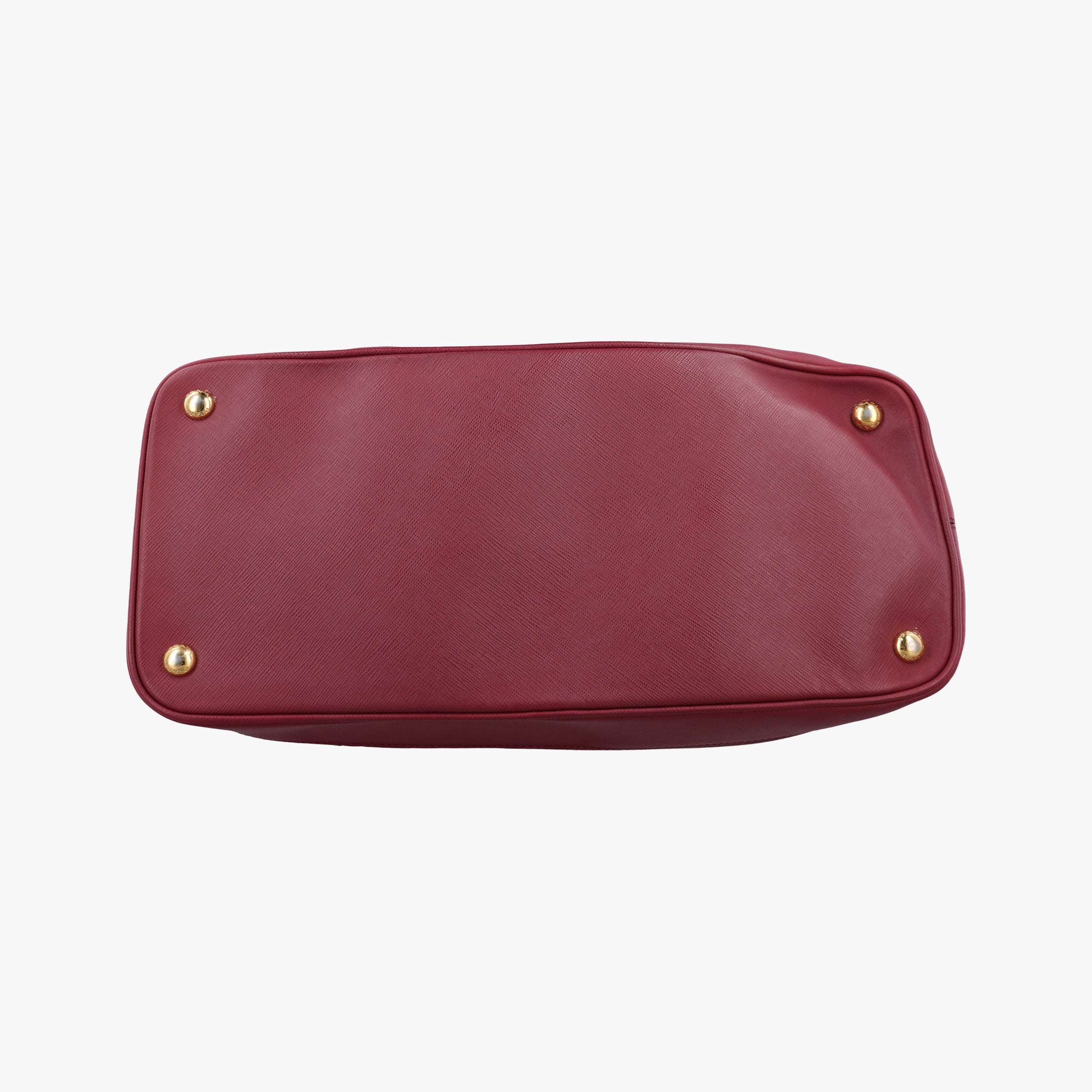 Pre-owned Prada Promenade Burgundy SAFFIANO Leather BN2558 shoulderbag | stylenewstar
