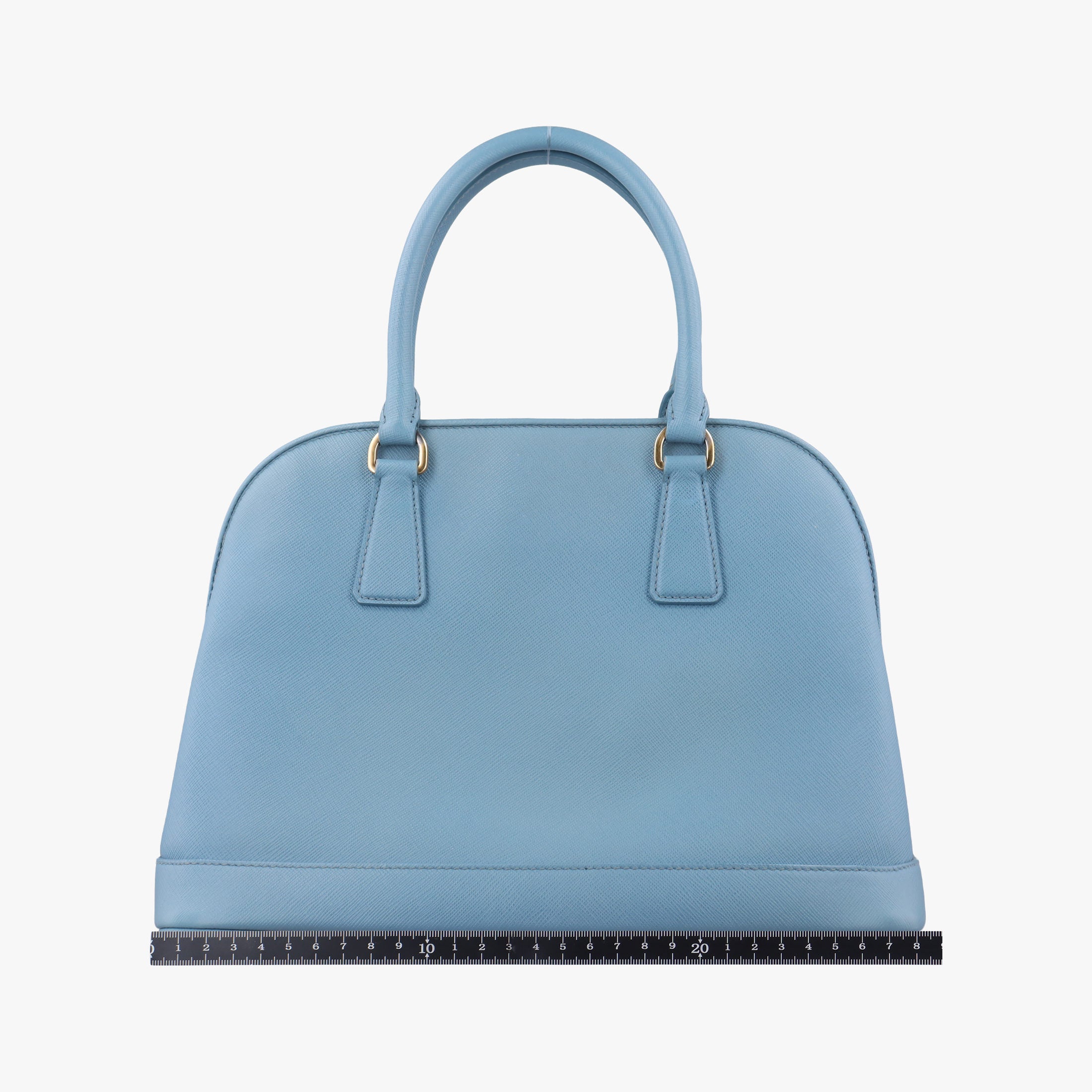 Pre-owned Prada Promenade Blue SAFFIANO Leather BL0837 shoulderbag | stylenewstar