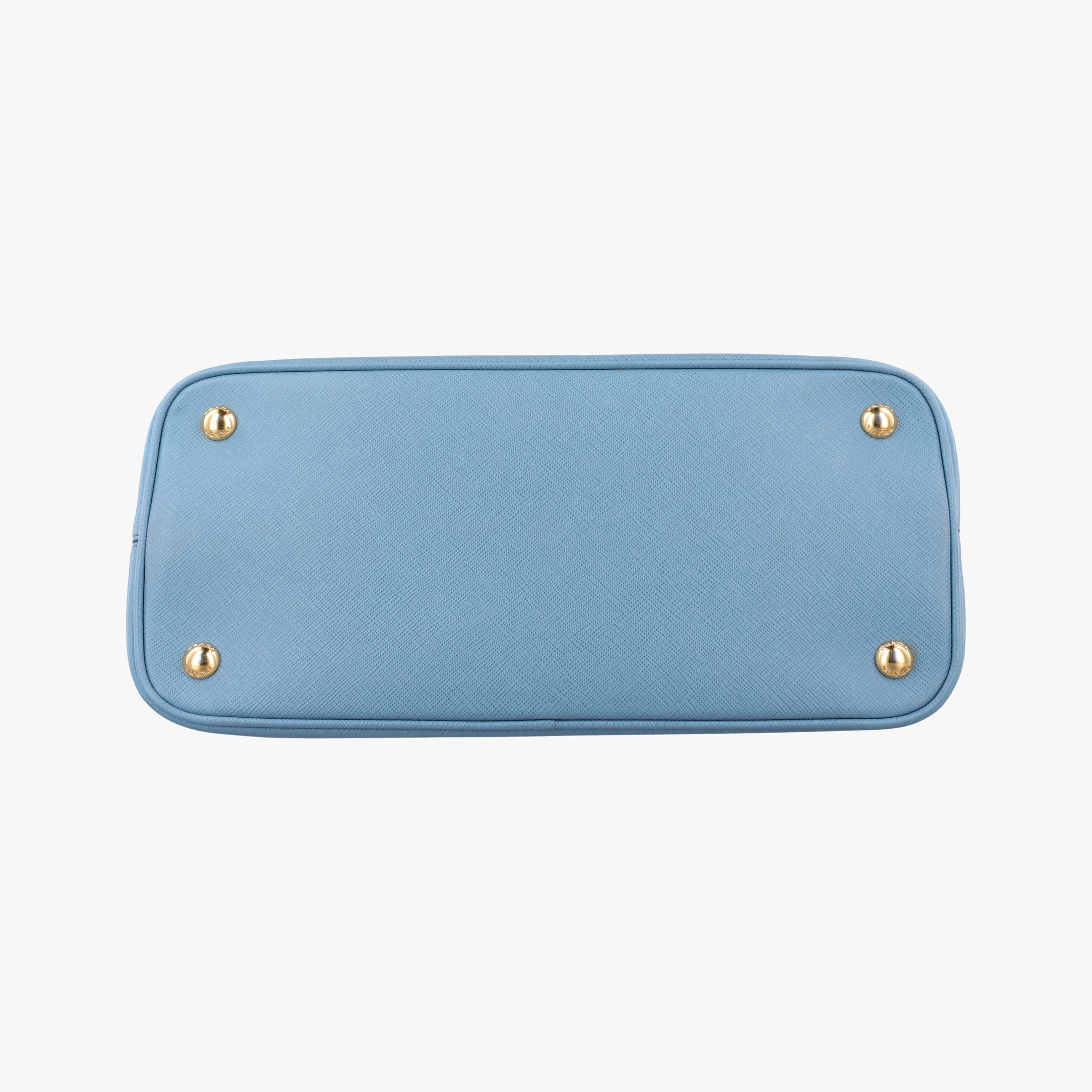 Pre-owned Prada Promenade Blue SAFFIANO Leather BL0837 shoulderbag | stylenewstar