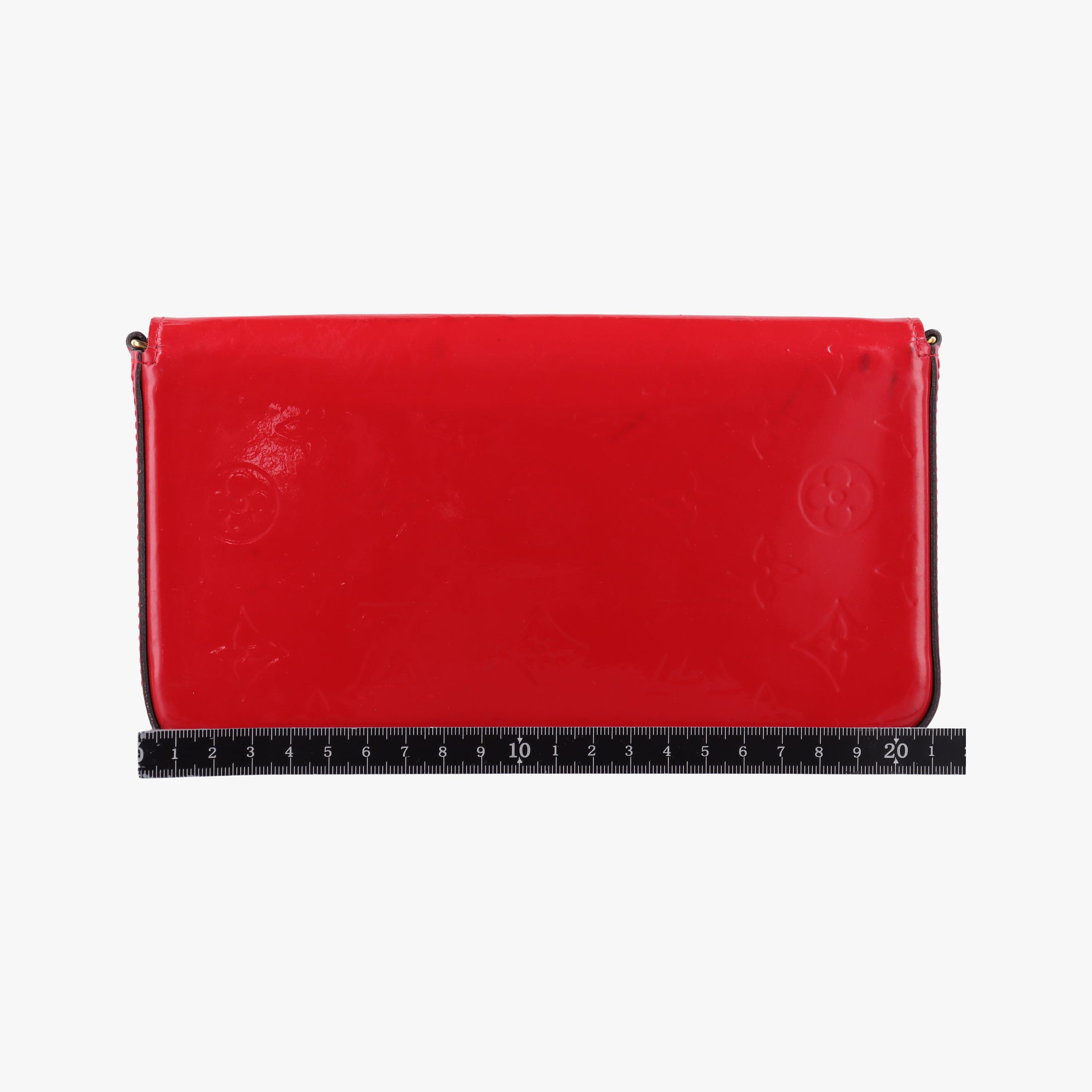 Secondhand Louis Vuitton Pochette Felicie CERISE Vernis M61293 shoulderbag | stylenewstar