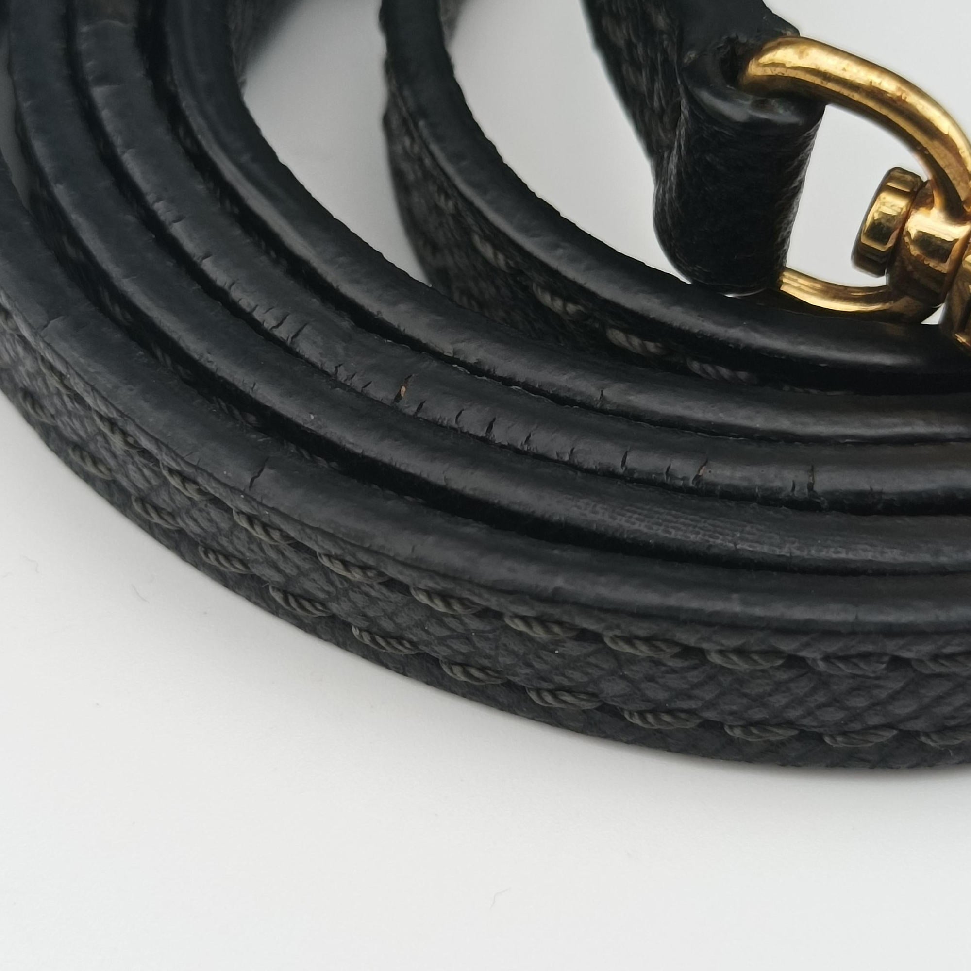Pre-owned Dolce & Gabbana SICILY Black Leather  shoulderbag | stylenewstar