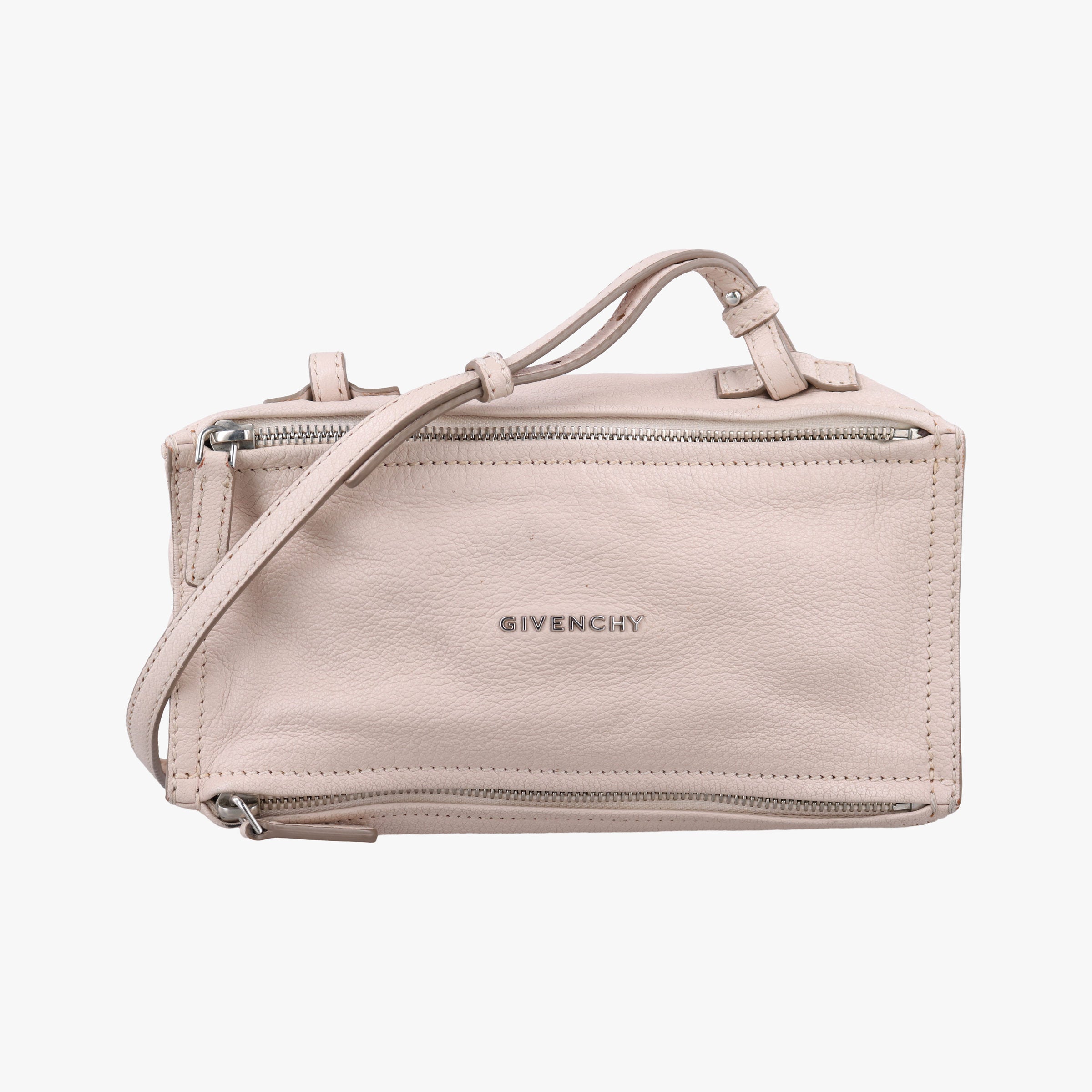 Pre-owned Givenchy Pandora Pink leather  shoulderbag | stylenewstar