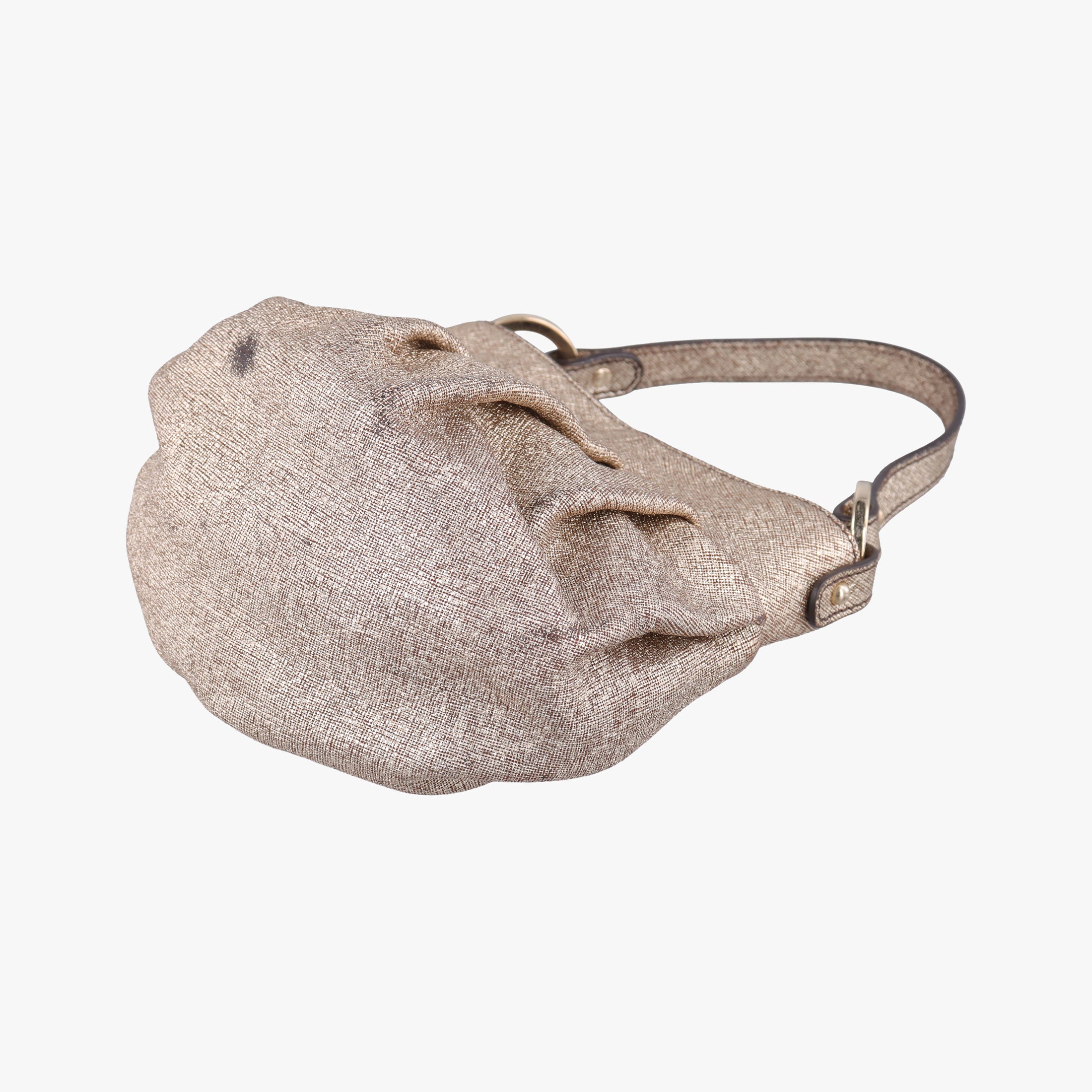 Pre-owned Fendi Mini Chef Golden Leather 8BK044 handbag | stylenewstar
