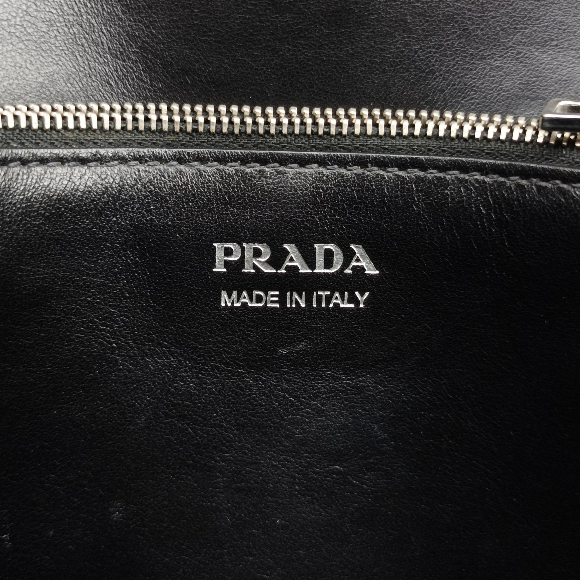 Vintage Prada Electra Studded Black Leather 1BD120 shoulderbag | stylenewstar