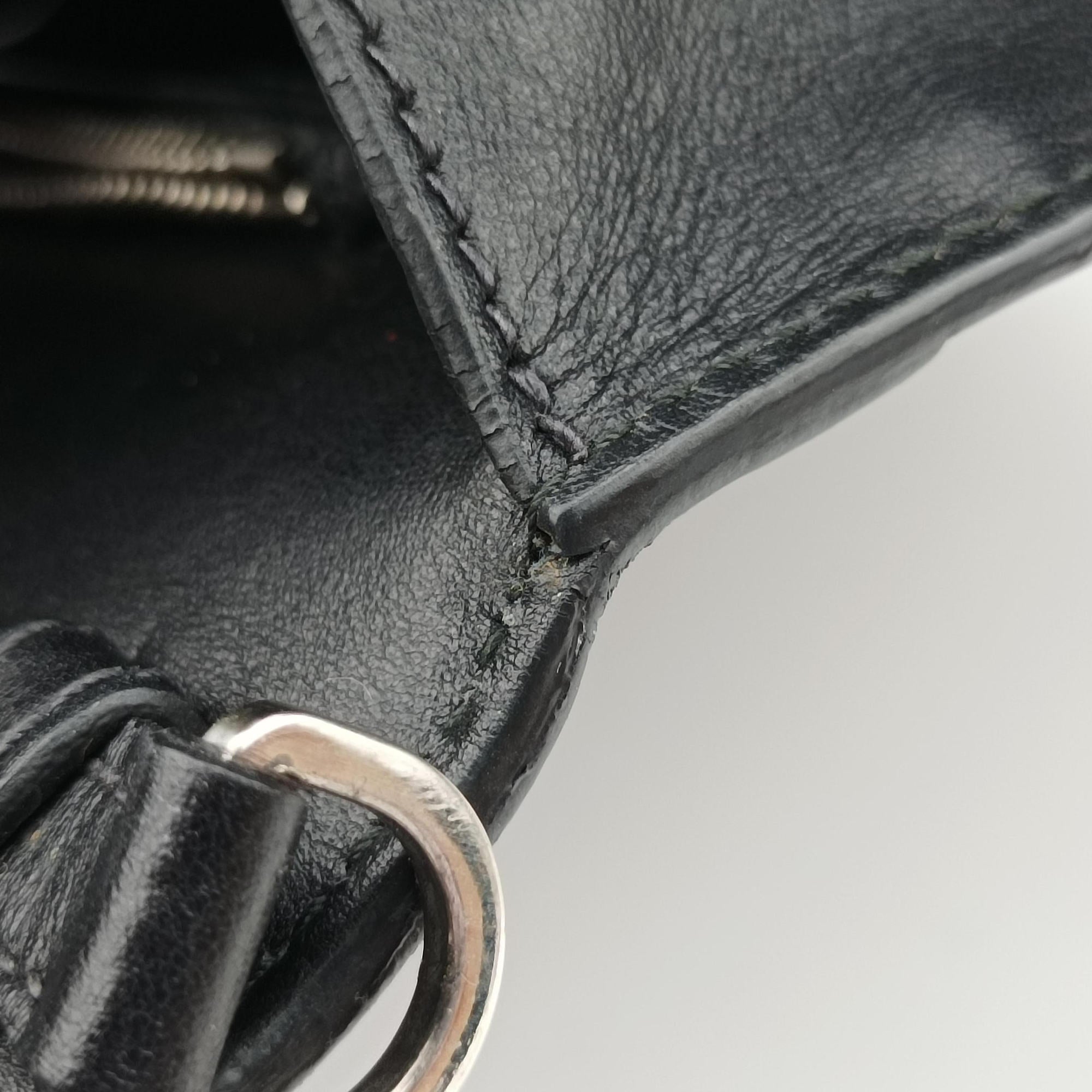 Vintage Prada Electra Studded Black Leather 1BD120 shoulderbag | stylenewstar