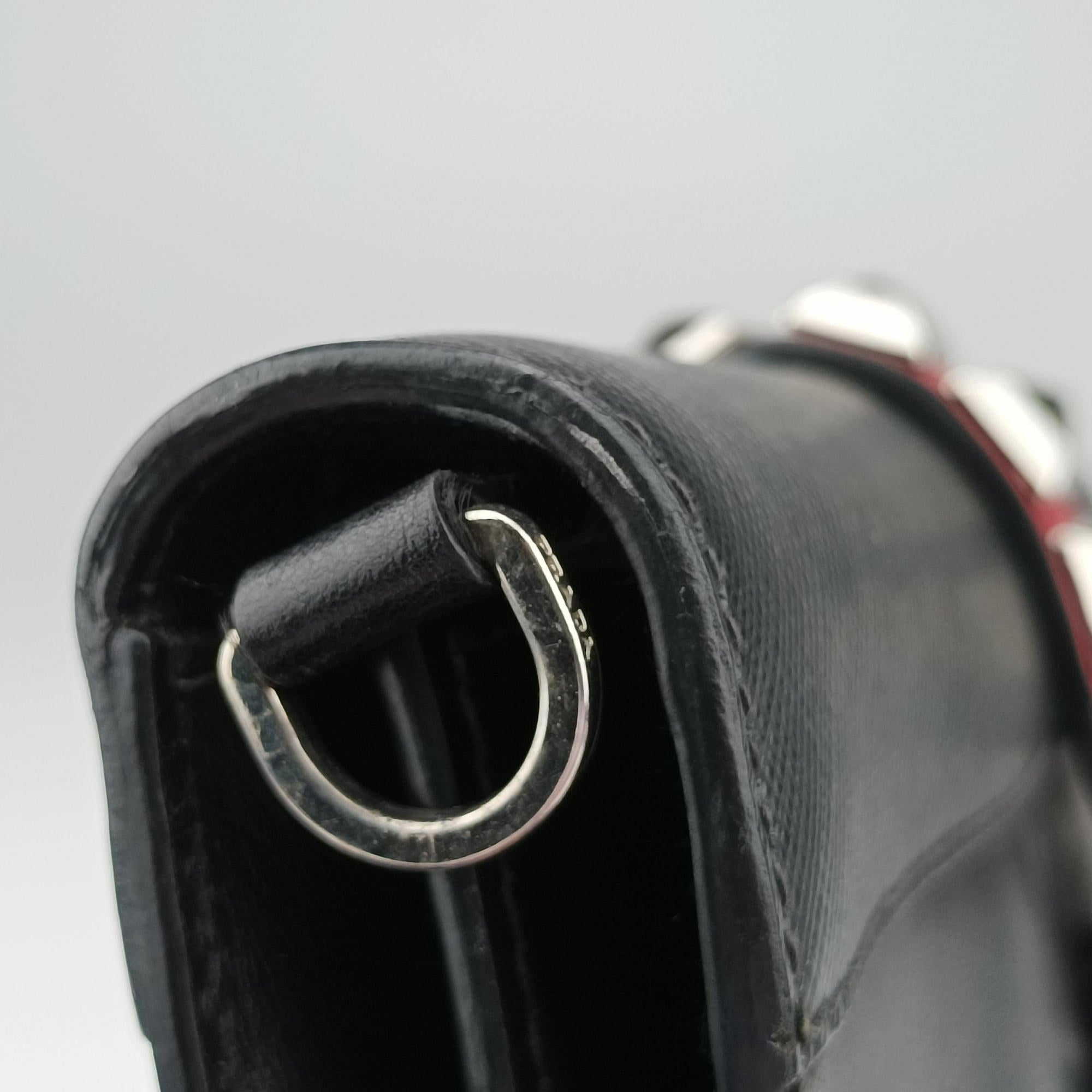 Vintage Prada Electra Studded Black Leather 1BD120 shoulderbag | stylenewstar