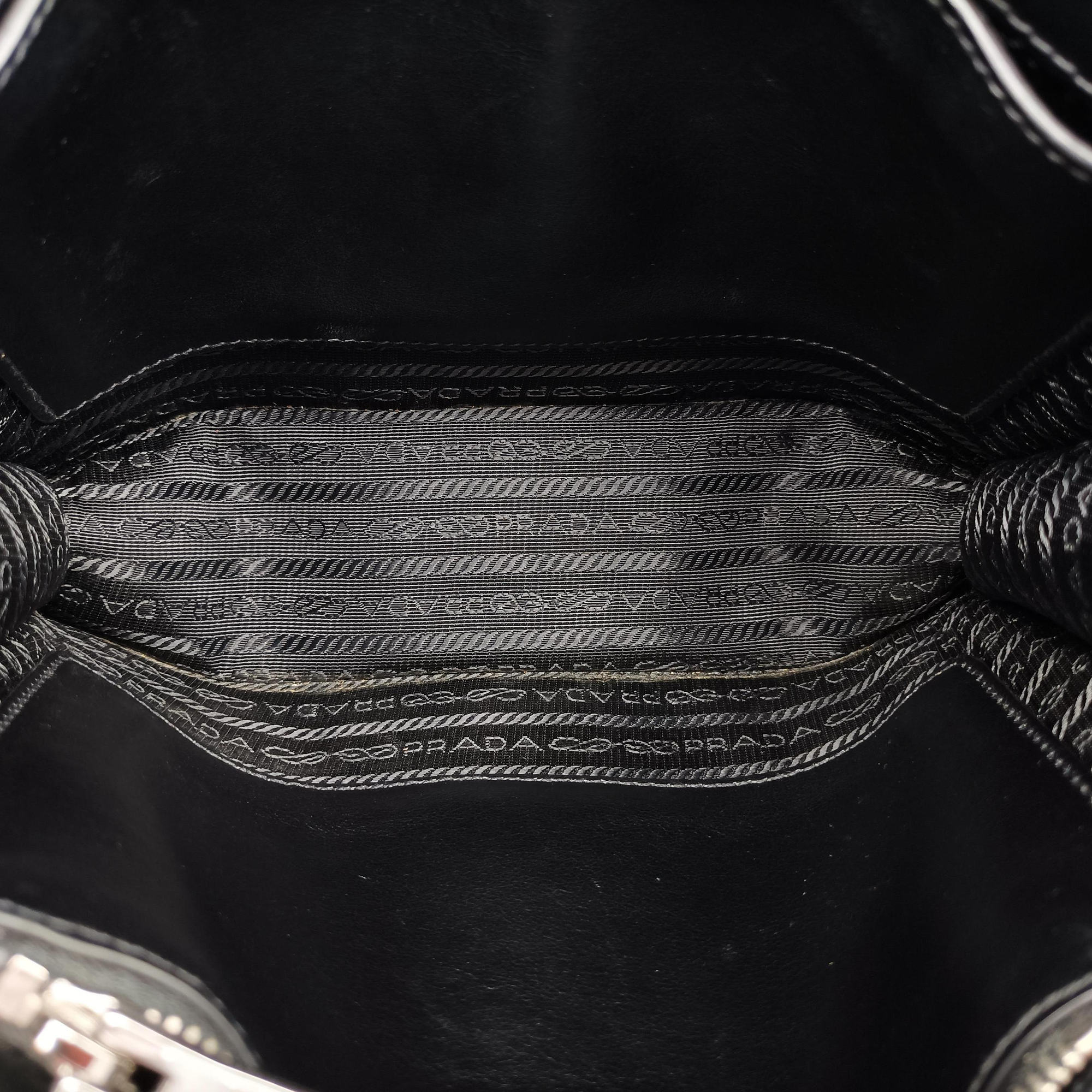 Vintage Prada Electra Studded Black Leather 1BD120 shoulderbag | stylenewstar
