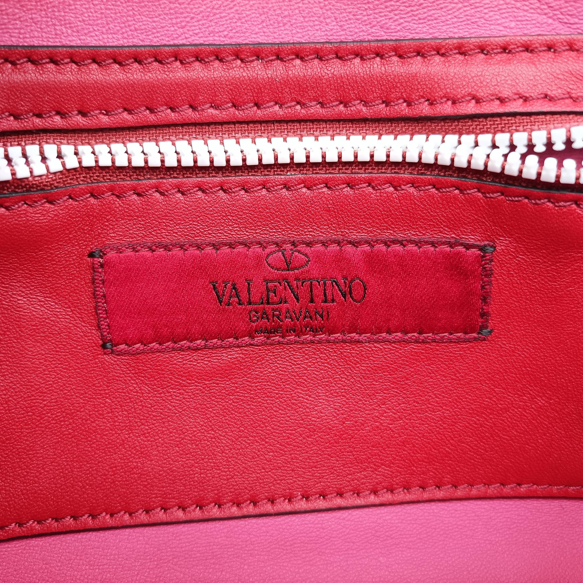 Pre-owned Valentino Rockstud Pink Leather  bum bag/waist bag | stylenewstar