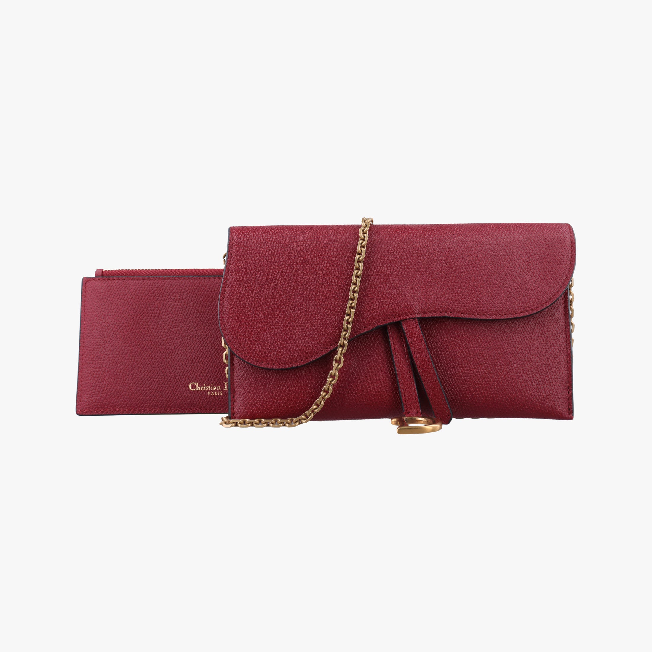 Vintage Christian Dior Saddle Red Leather  shoulderbag | stylenewstar