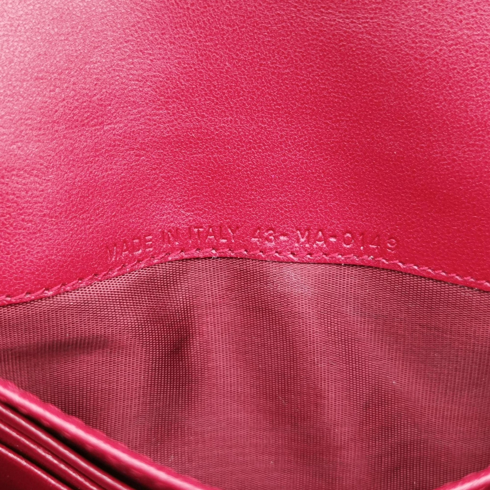 Vintage Christian Dior Saddle Red Leather  shoulderbag | stylenewstar