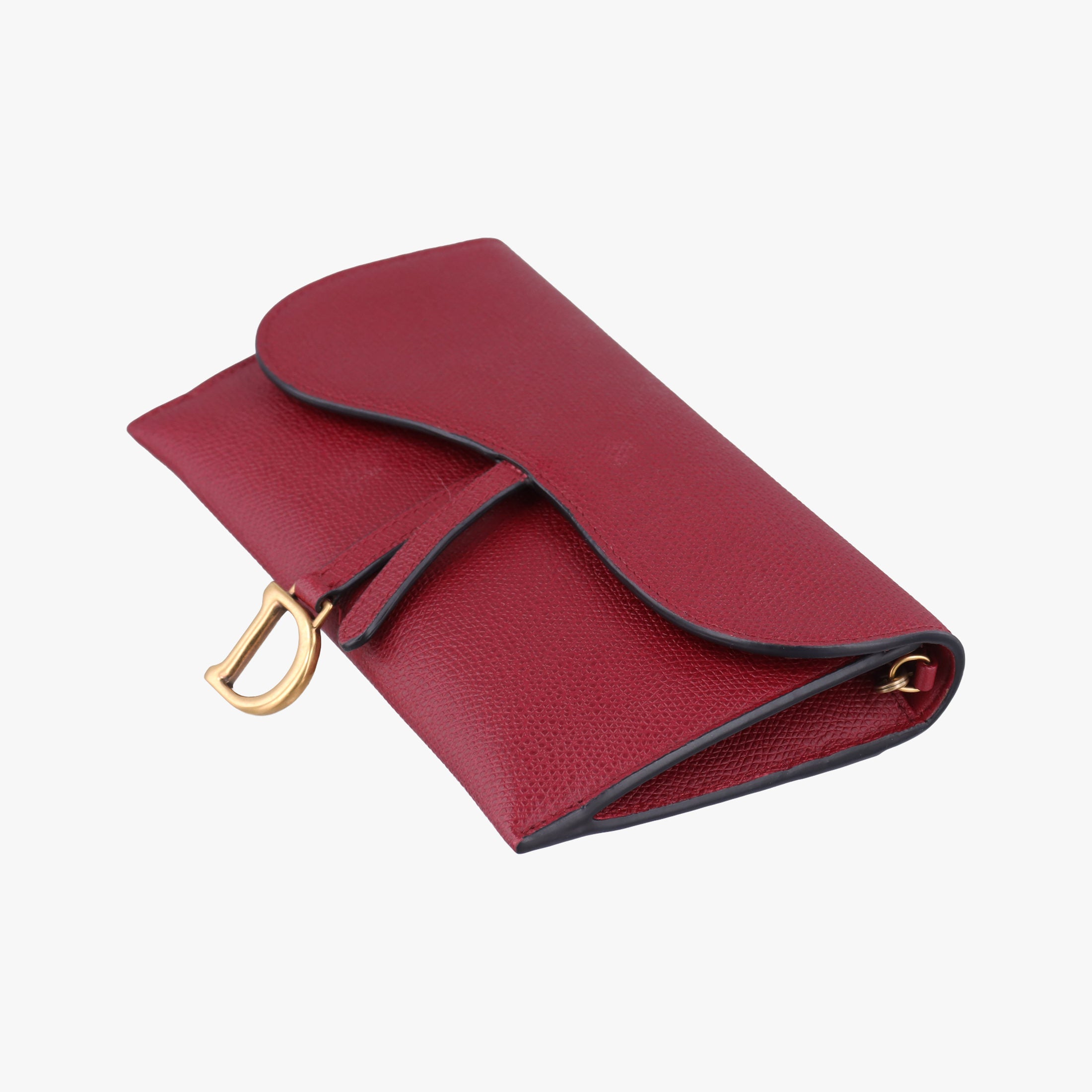 Vintage Christian Dior Saddle Red Leather  shoulderbag | stylenewstar