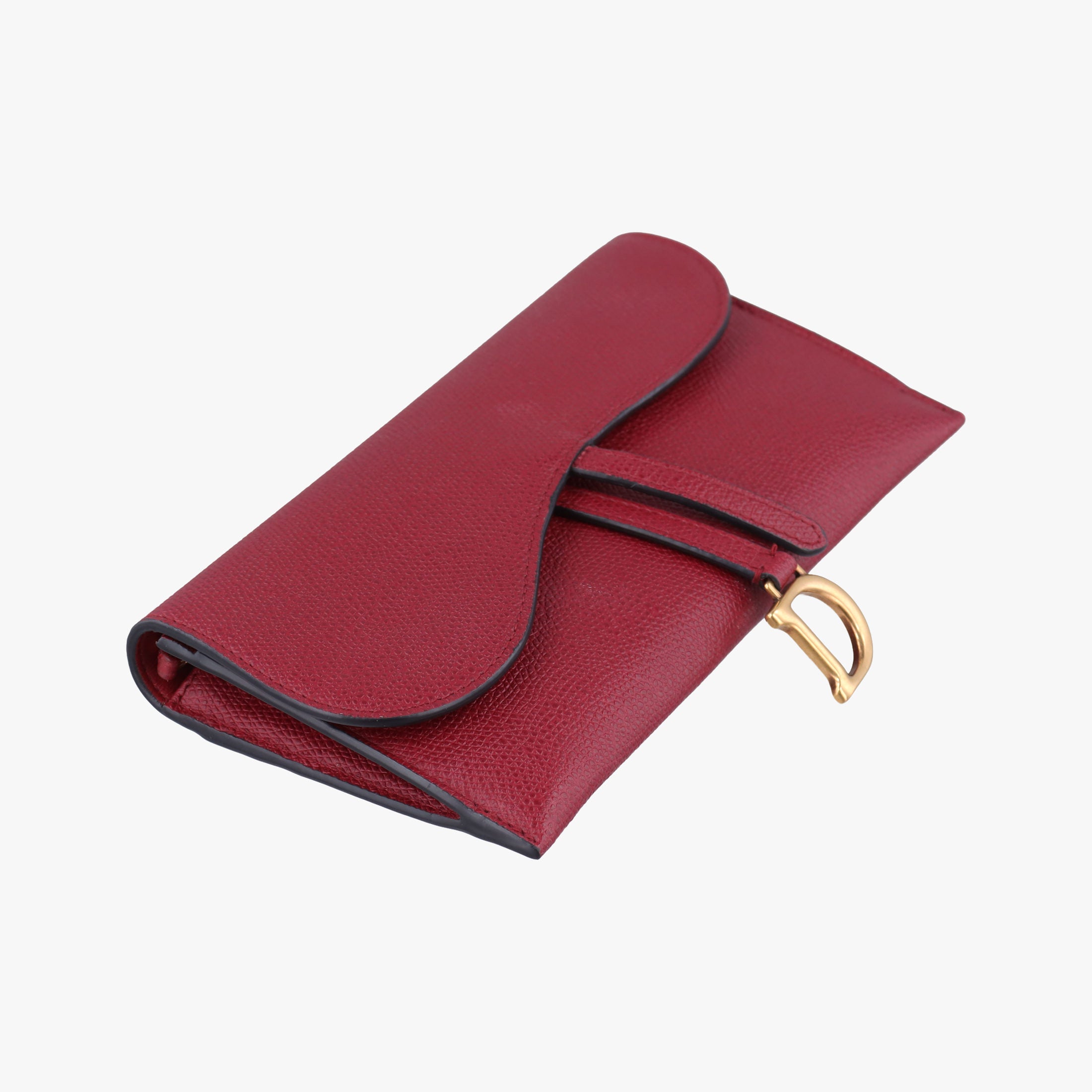 Vintage Christian Dior Saddle Red Leather  shoulderbag | stylenewstar