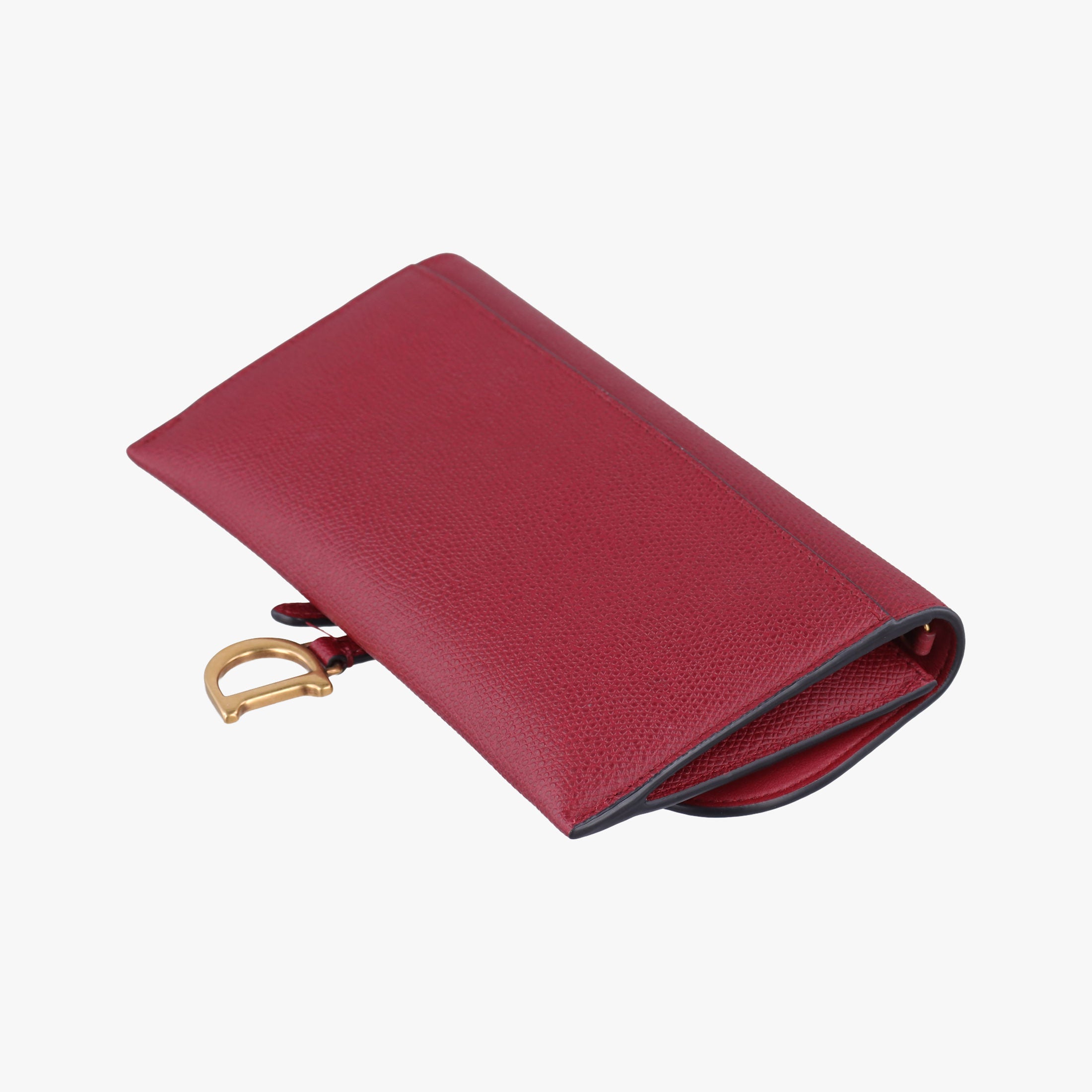 Vintage Christian Dior Saddle Red Leather  shoulderbag | stylenewstar