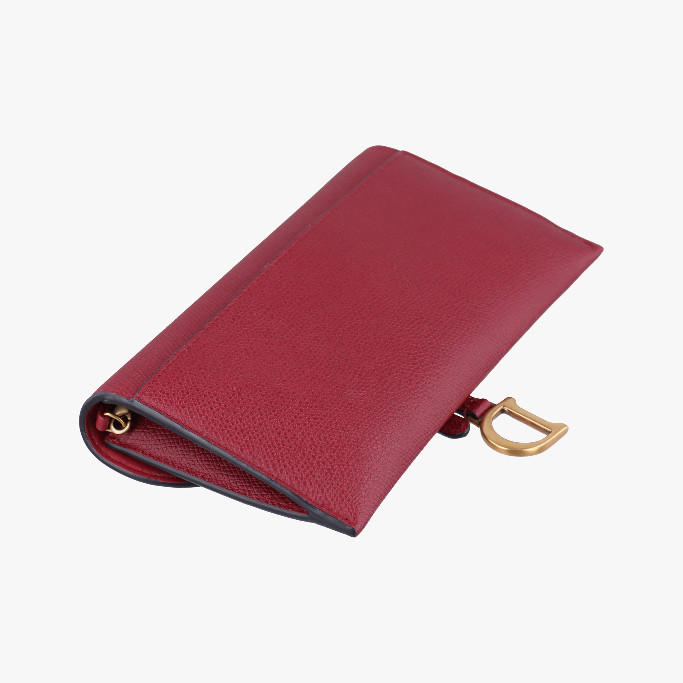 Vintage Christian Dior Saddle Red Leather  shoulderbag | stylenewstar