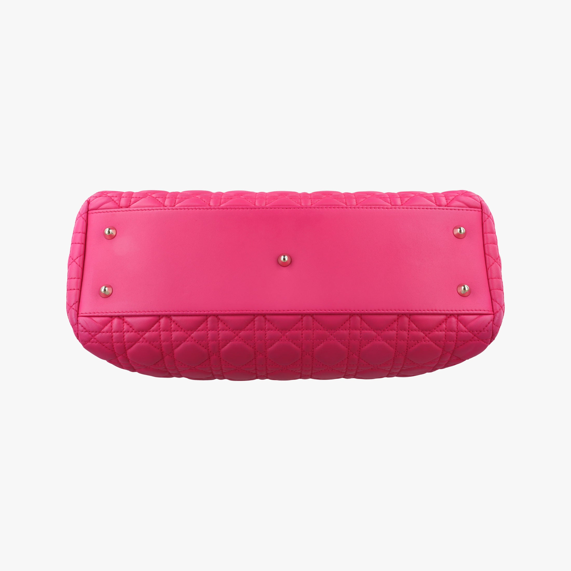 Vintage Christian Dior Cannage Soft Shopping Pink lambskin  shoulderbag | stylenewstar
