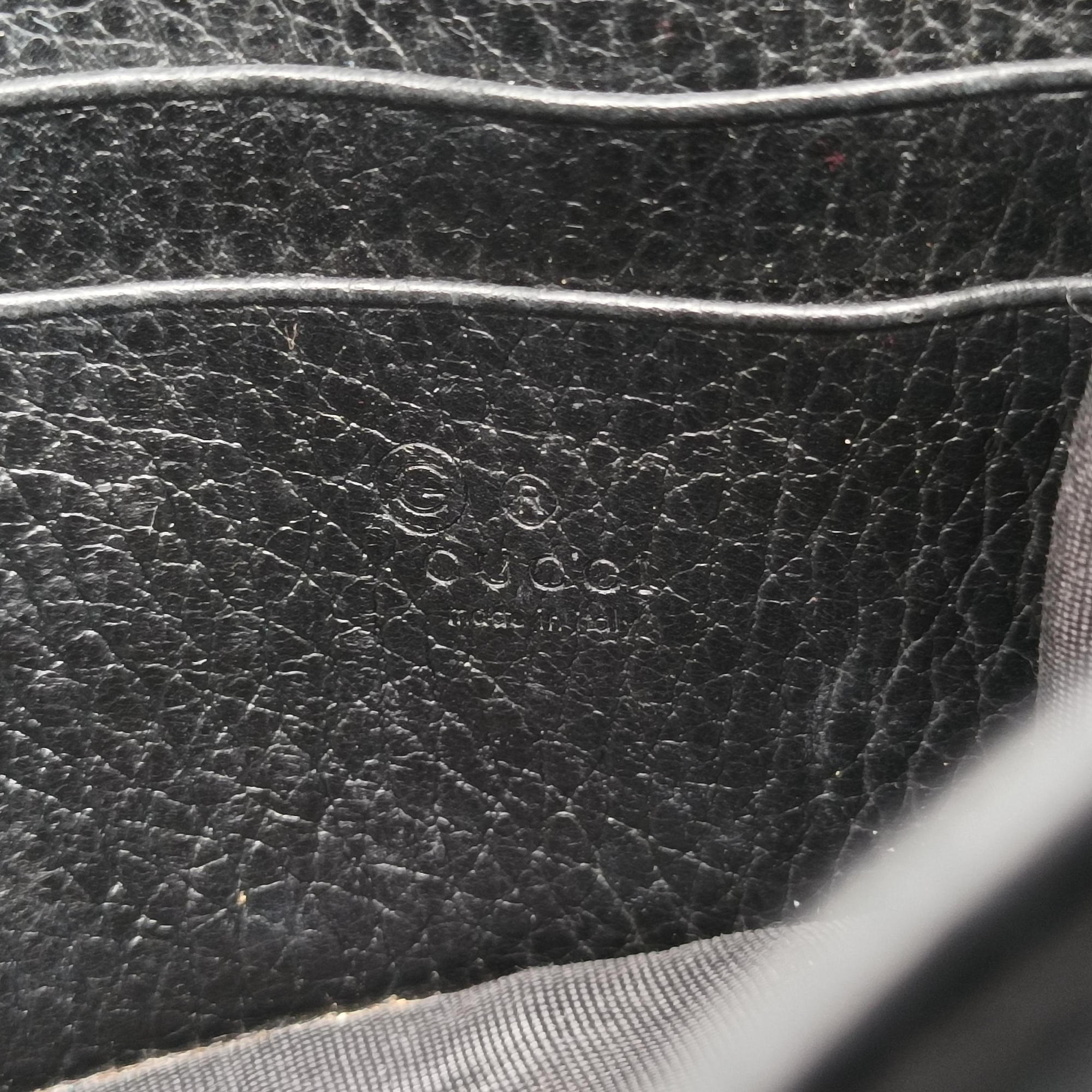 Secondhand Gucci Interlocking G Black Leather 510314 shoulderbag | stylenewstar