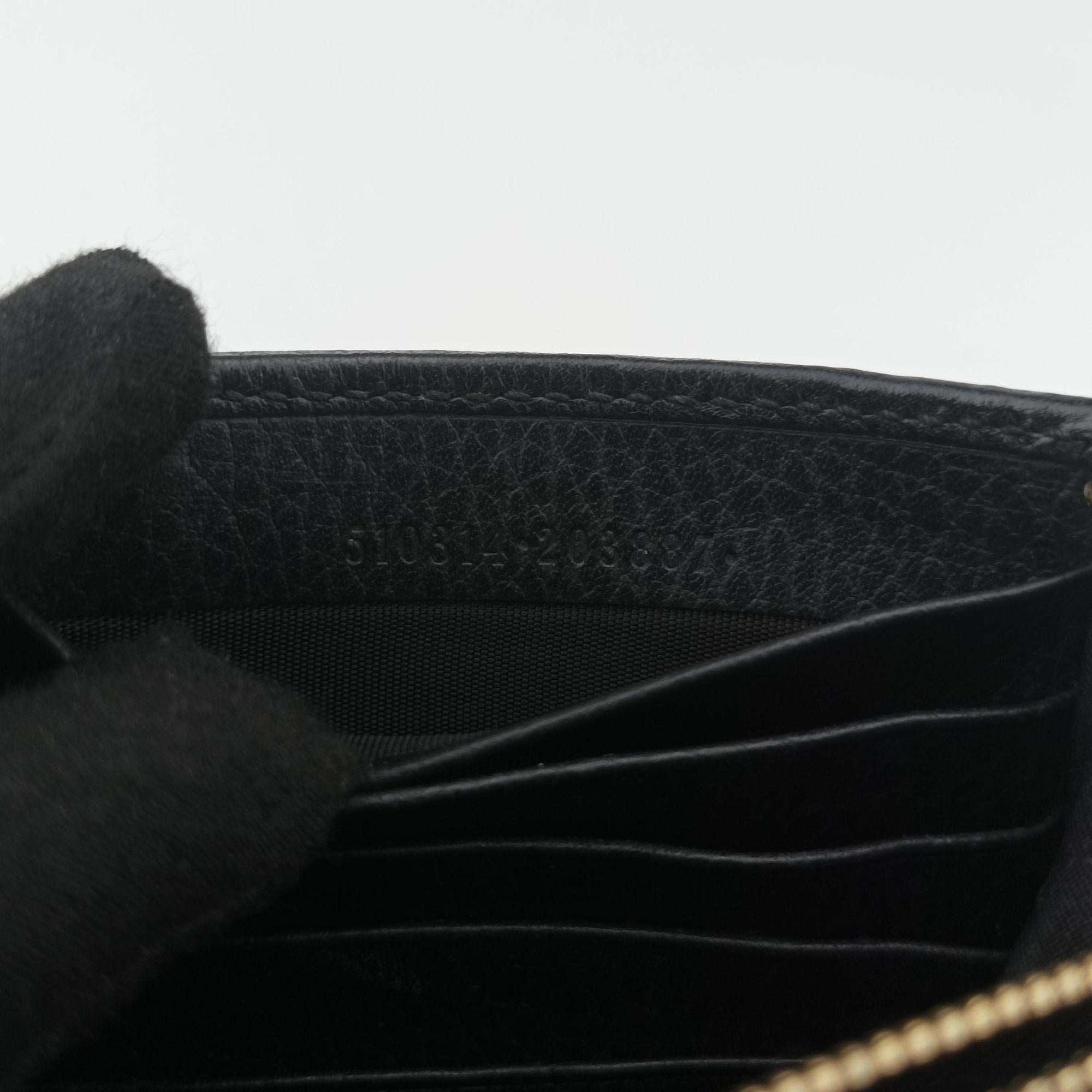 Secondhand Gucci Interlocking G Black Leather 510314 shoulderbag | stylenewstar