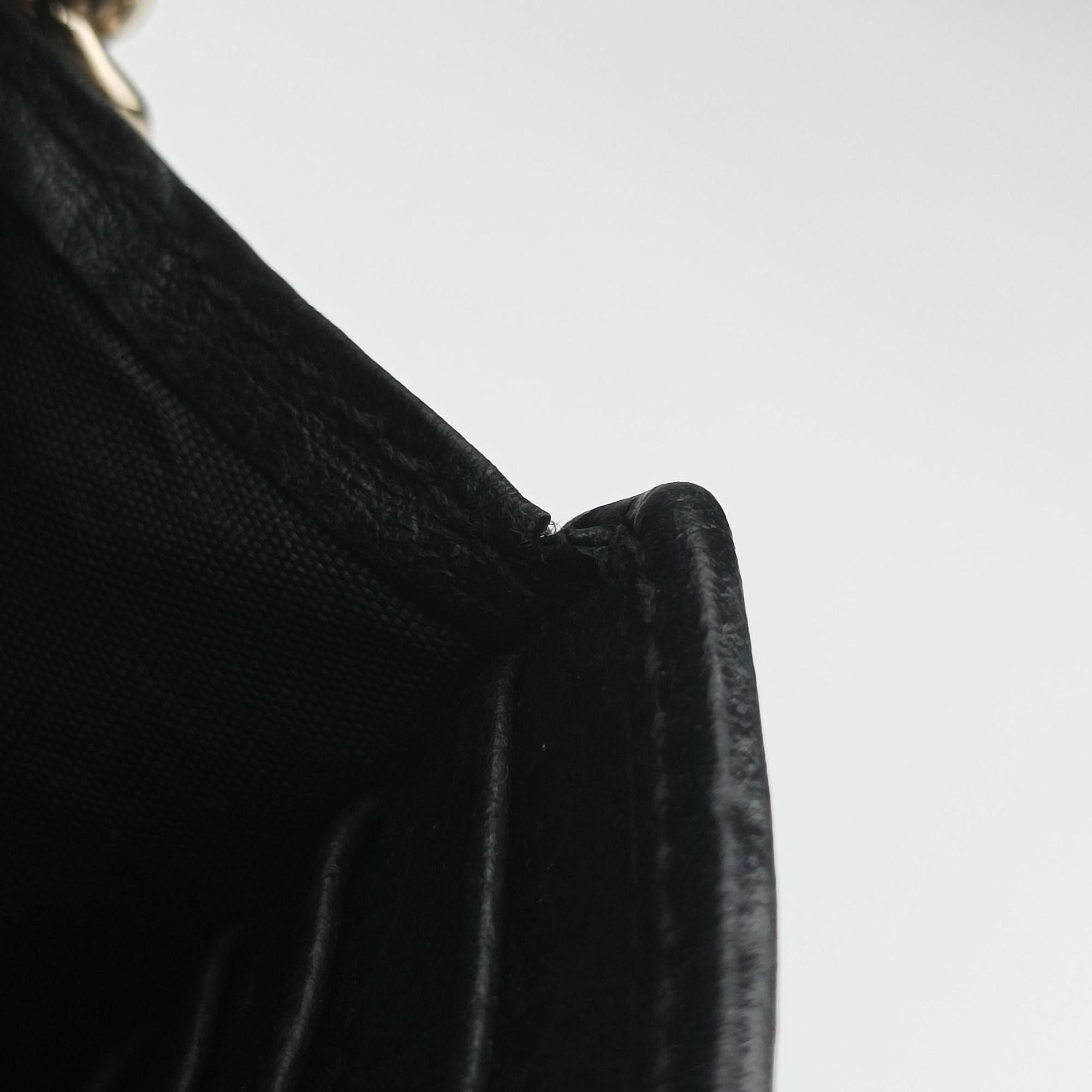 Secondhand Gucci Interlocking G Black Leather 510314 shoulderbag | stylenewstar