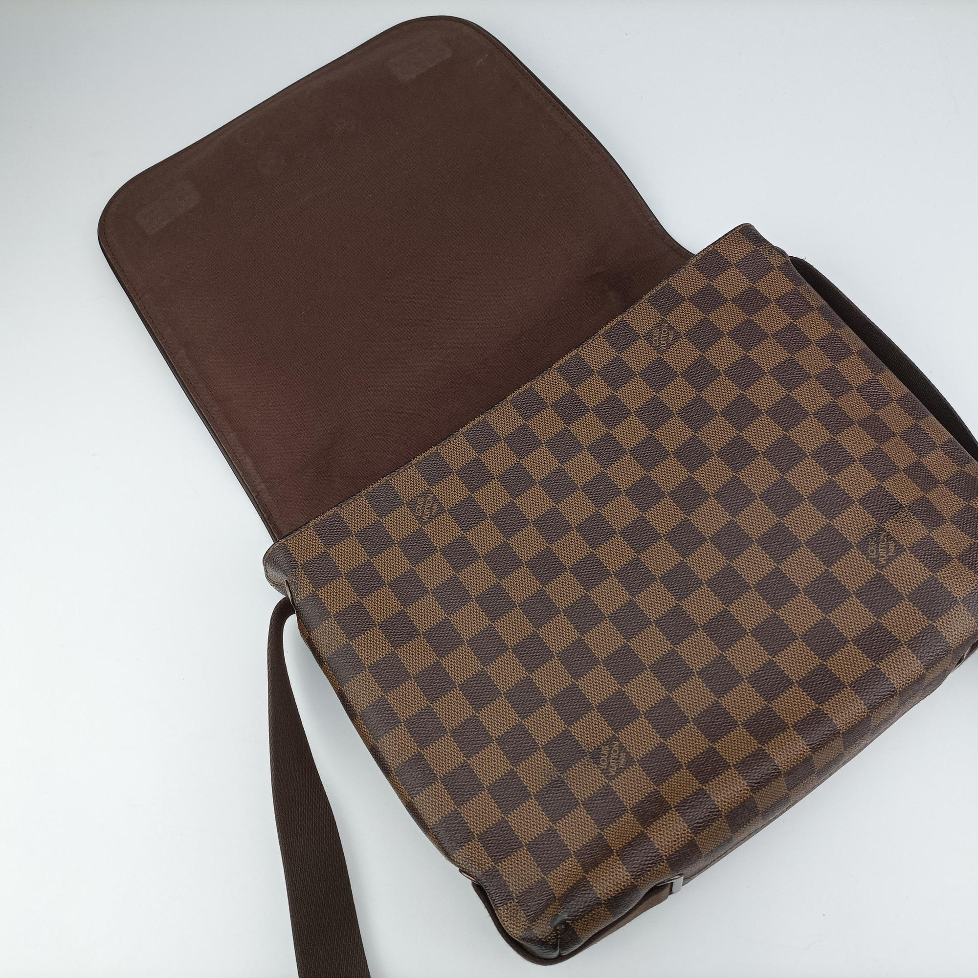 Pre-owned Louis Vuitton BROOKLYN MM EBENE Damier Canvas N51211 shoulderbag | stylenewstar