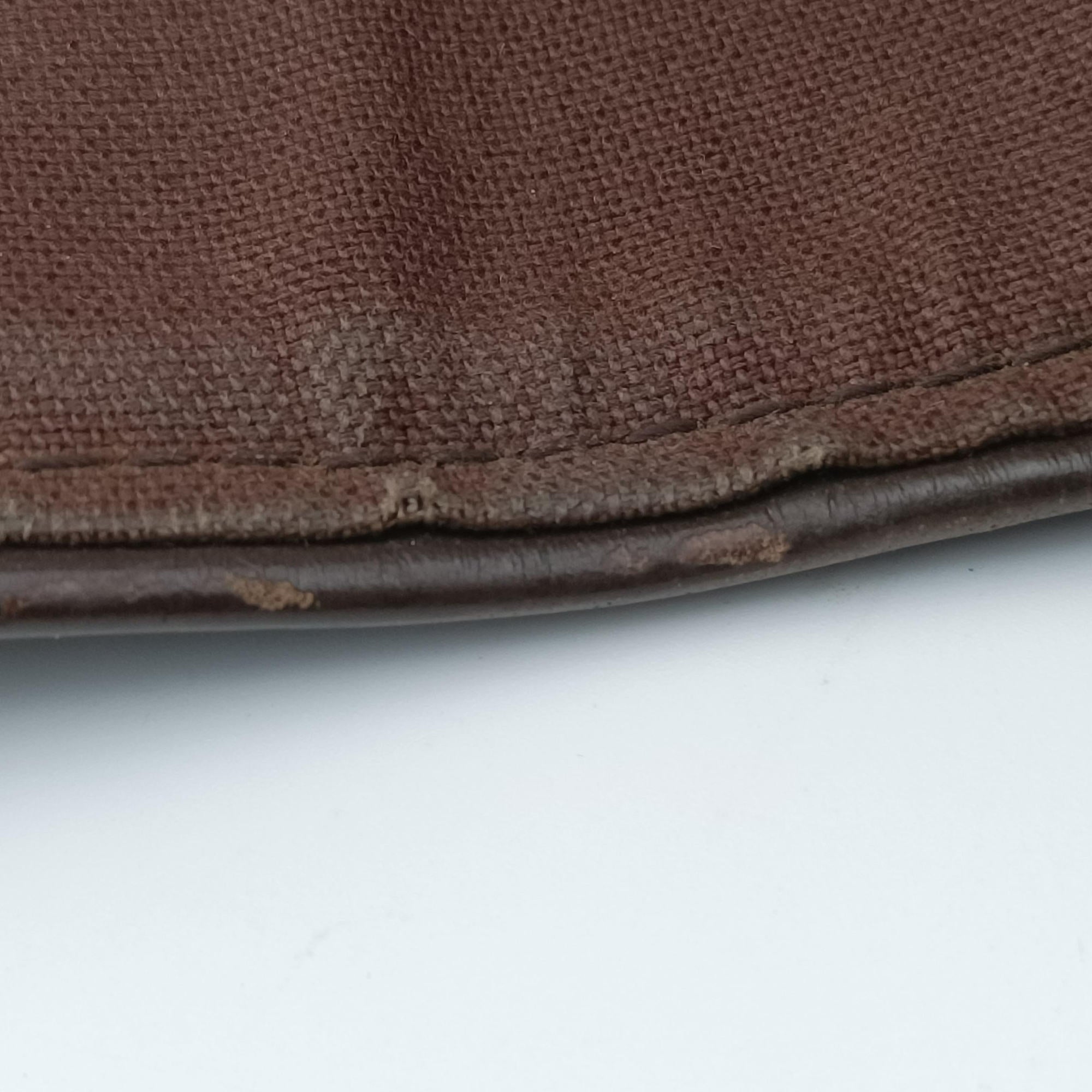 Pre-owned Louis Vuitton BROOKLYN MM EBENE Damier Canvas N51211 shoulderbag | stylenewstar