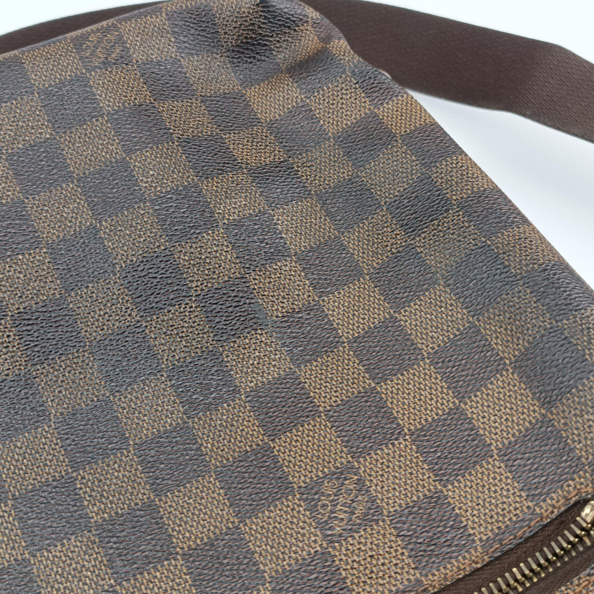 Pre-owned Louis Vuitton BROOKLYN MM EBENE Damier Canvas N51211 shoulderbag | stylenewstar