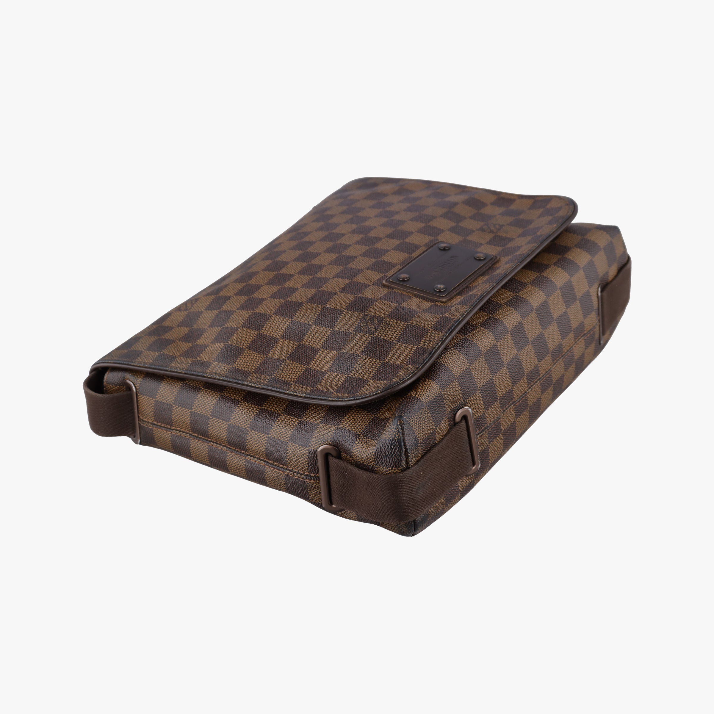 Pre-owned Louis Vuitton BROOKLYN MM EBENE Damier Canvas N51211 shoulderbag | stylenewstar