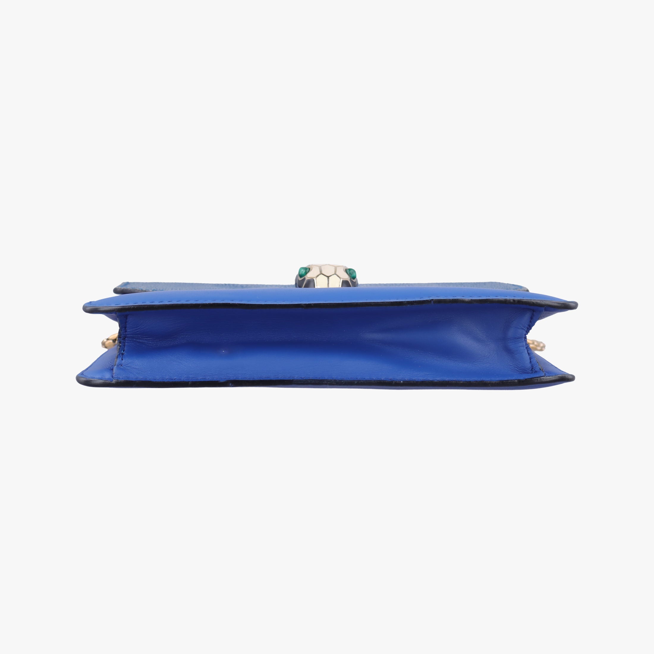 Vintage Bvlgari SERPENTI FOREVER Blue Galuchat Skin×Leather  shoulderbag | stylenewstar