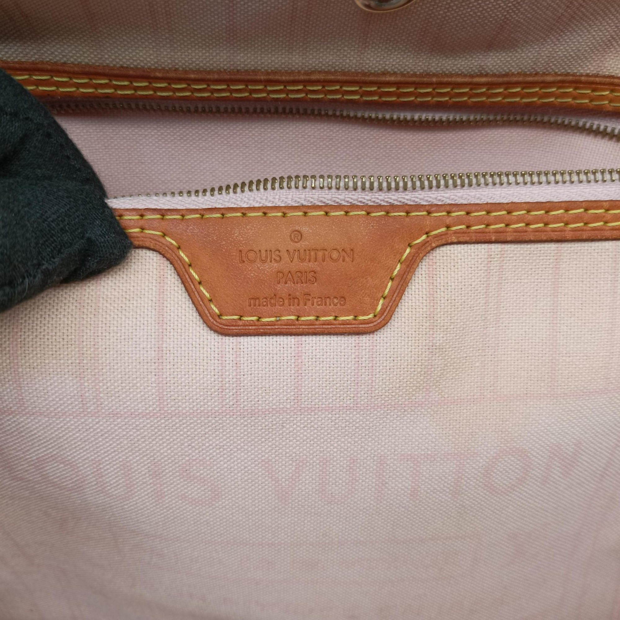 Pre-owned Louis Vuitton NEVERFULL MM Azur Damier Canvas N51107 shoulderbag | stylenewstar