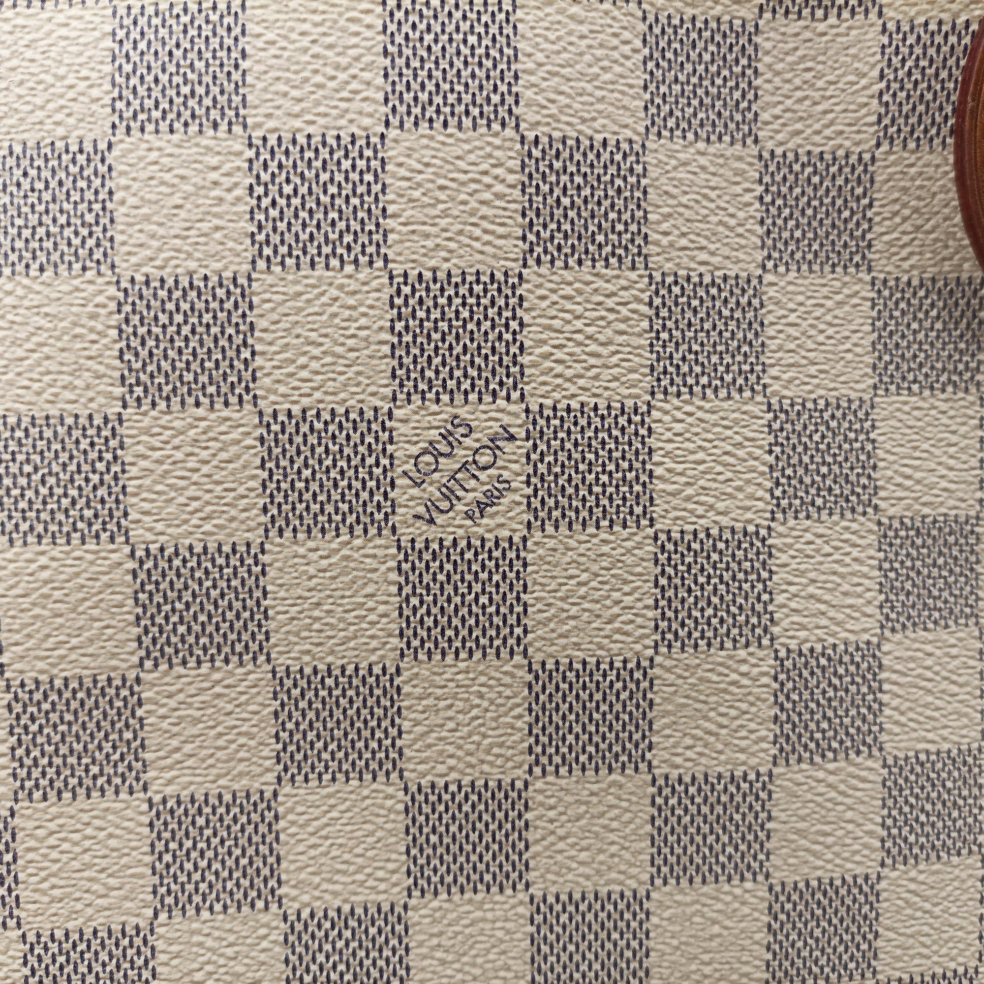 Pre-owned Louis Vuitton NEVERFULL MM Azur Damier Canvas N51107 shoulderbag | stylenewstar