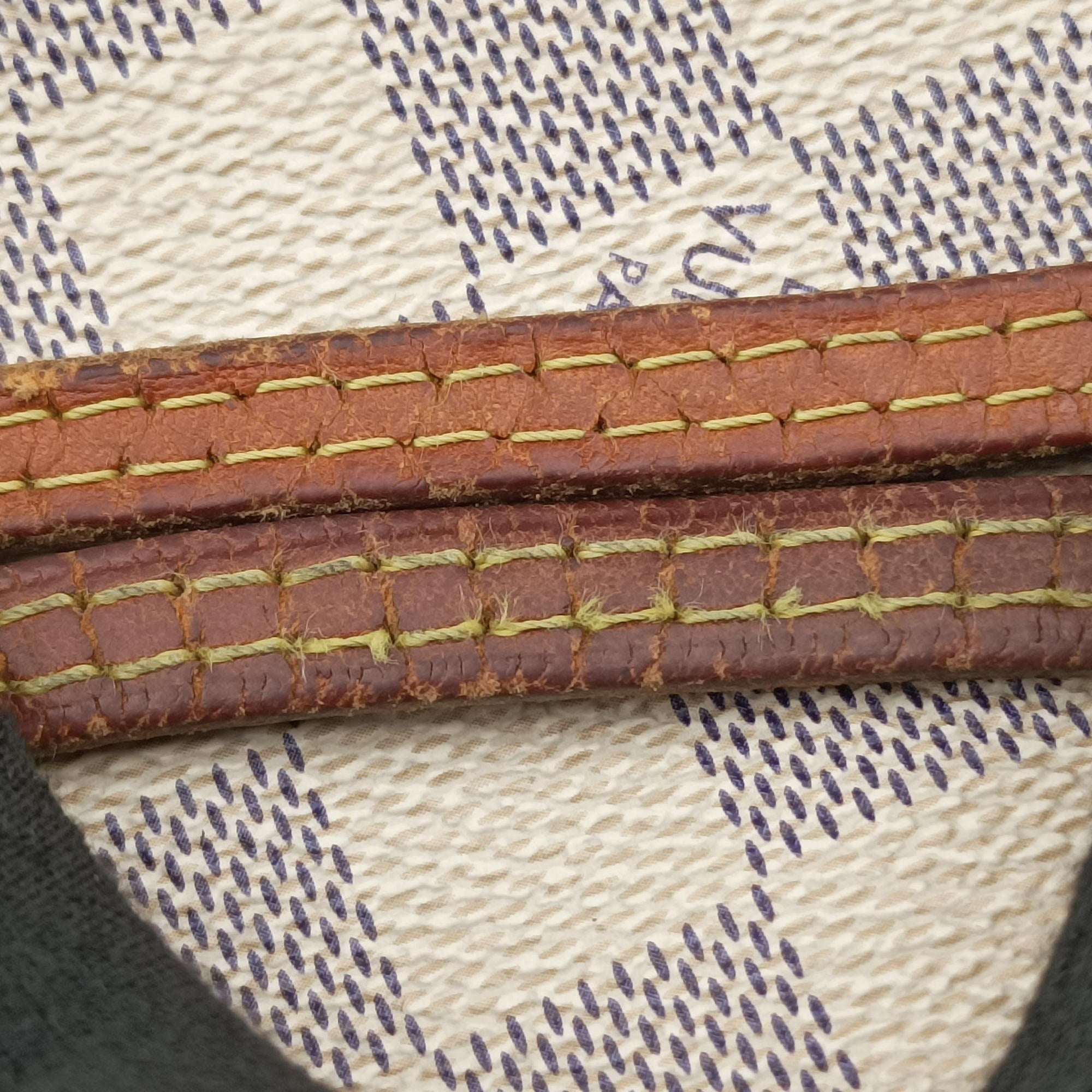 Pre-owned Louis Vuitton NEVERFULL MM Azur Damier Canvas N51107 shoulderbag | stylenewstar