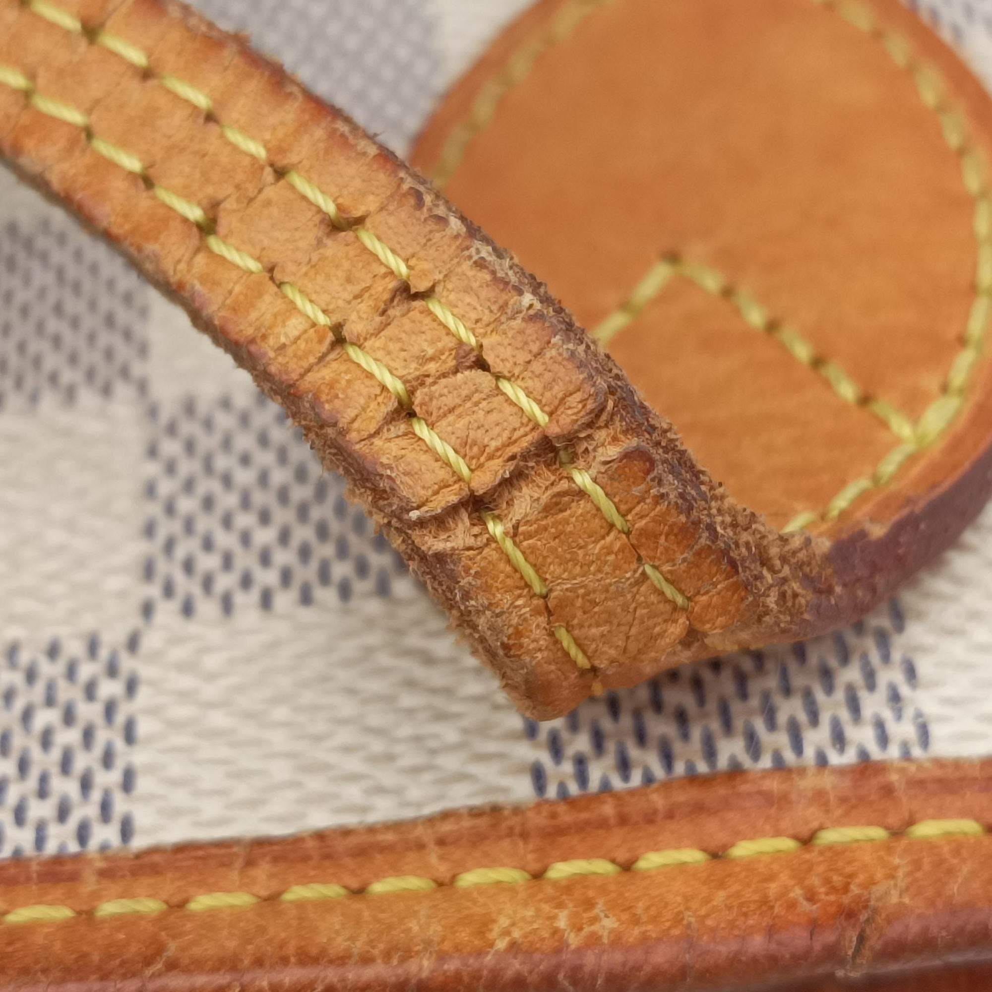 Pre-owned Louis Vuitton NEVERFULL MM Azur Damier Canvas N51107 shoulderbag | stylenewstar