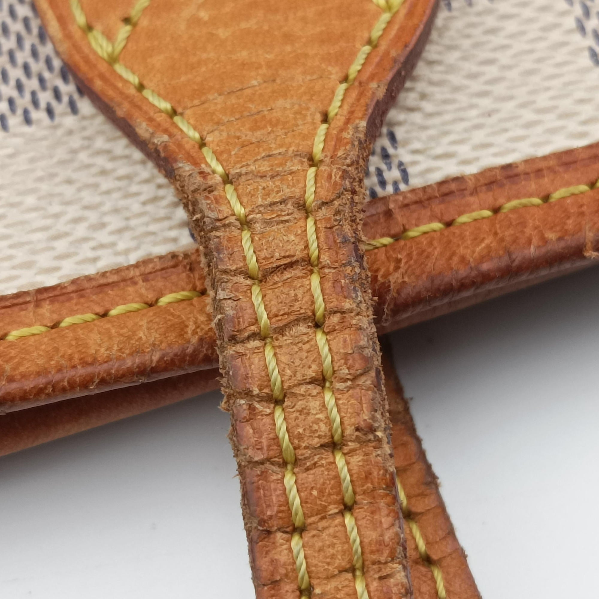 Pre-owned Louis Vuitton NEVERFULL MM Azur Damier Canvas N51107 shoulderbag | stylenewstar
