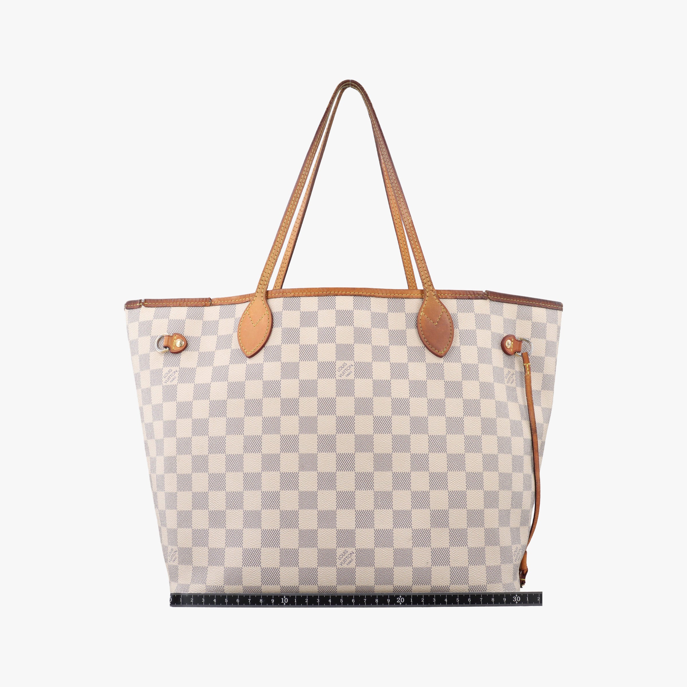Pre-owned Louis Vuitton NEVERFULL MM Azur Damier Canvas N51107 shoulderbag | stylenewstar