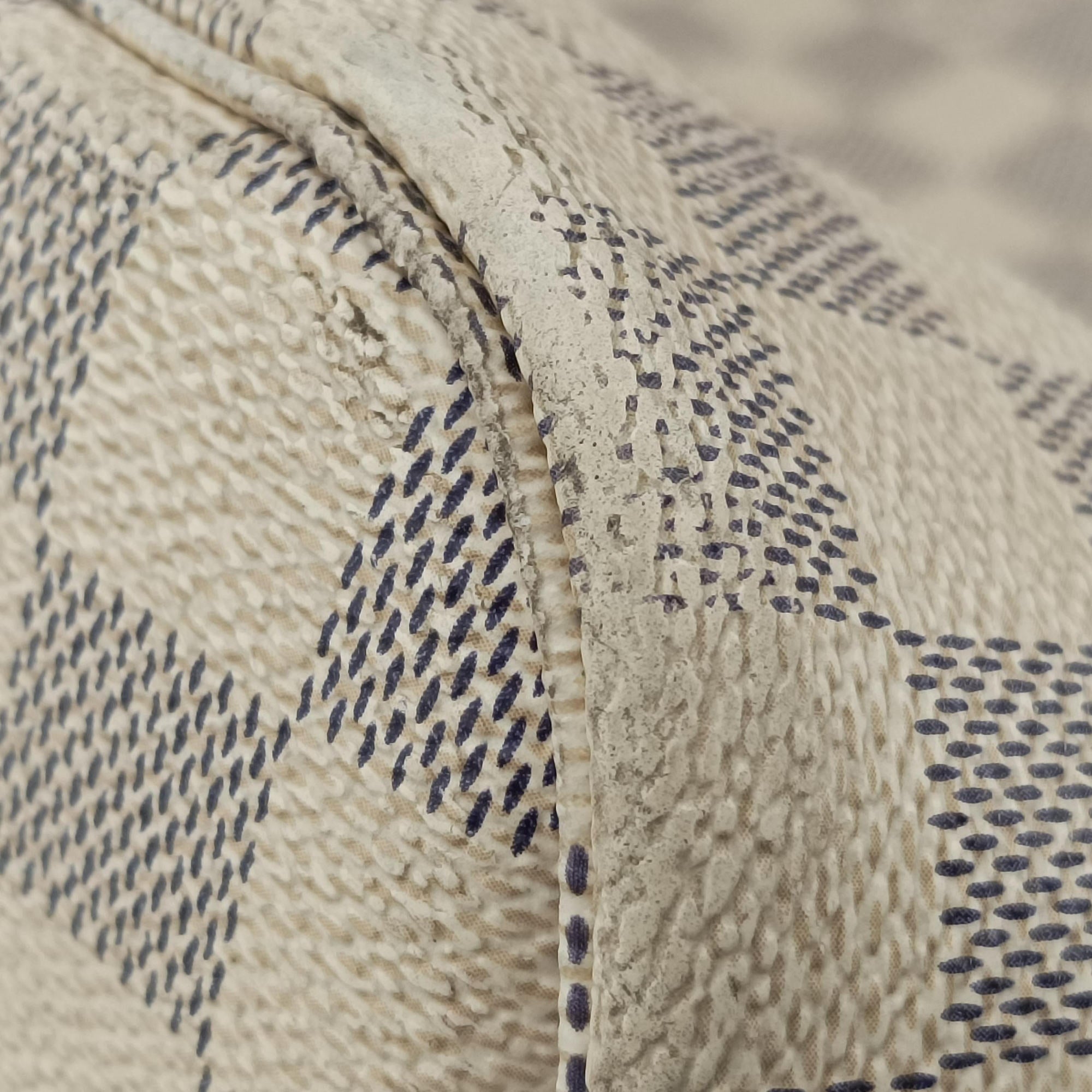 Pre-owned Louis Vuitton NEVERFULL MM Azur Damier Canvas N51107 shoulderbag | stylenewstar