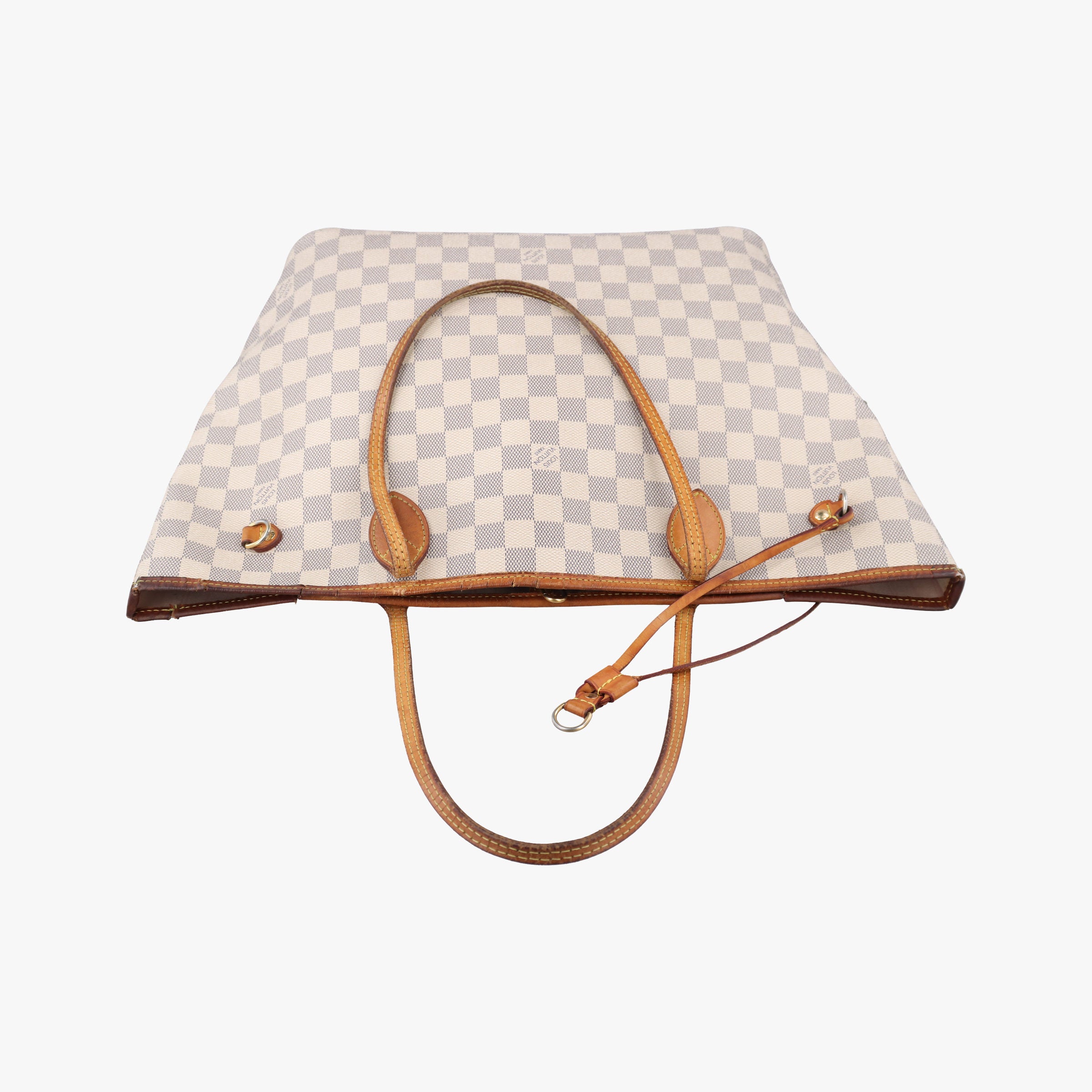 Pre-owned Louis Vuitton NEVERFULL MM Azur Damier Canvas N51107 shoulderbag | stylenewstar