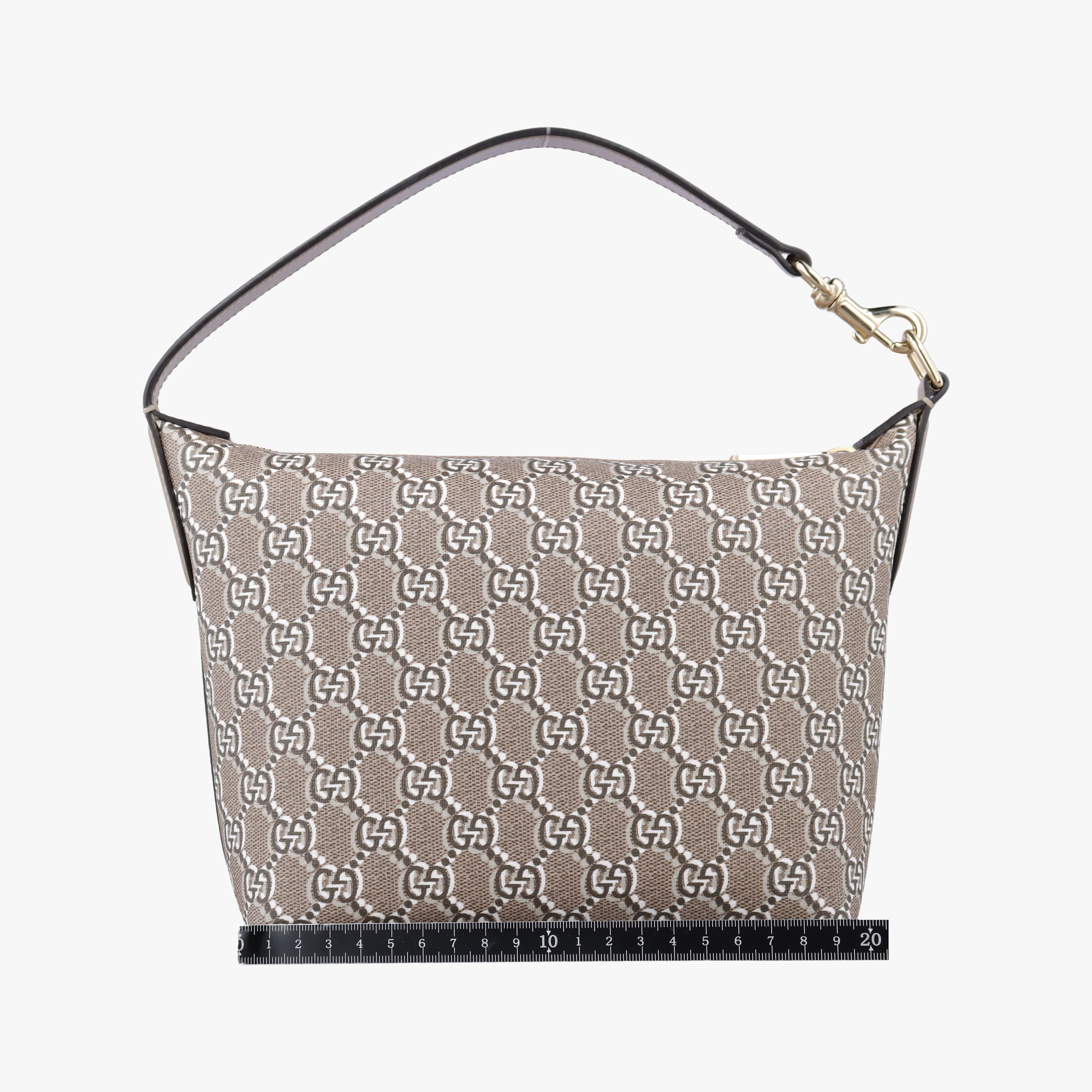 Pre-owned Gucci GG Shadow Beige PVC coated canvas × leather 795059 handbag | stylenewstar