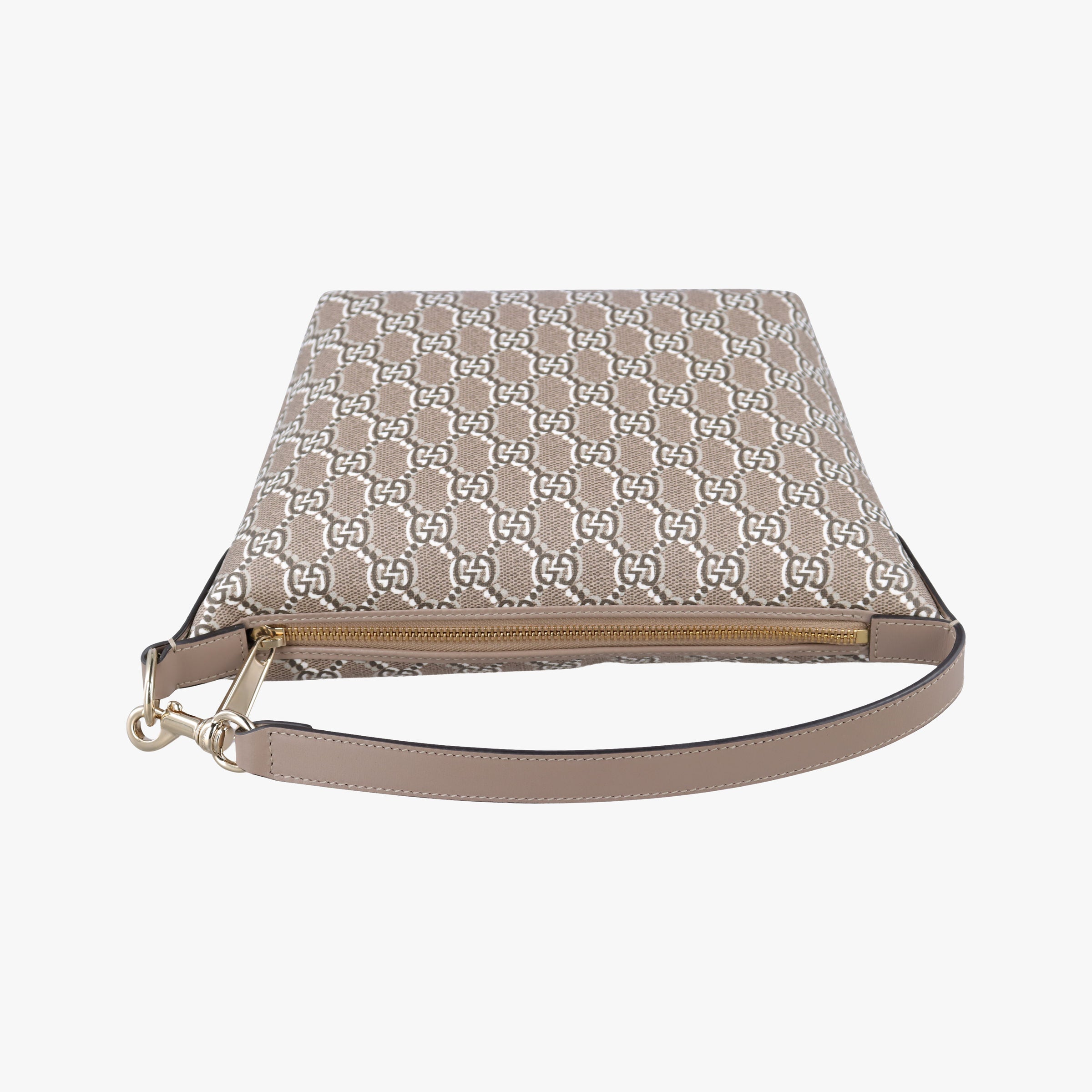Pre-owned Gucci GG Shadow Beige PVC coated canvas × leather 795059 handbag | stylenewstar