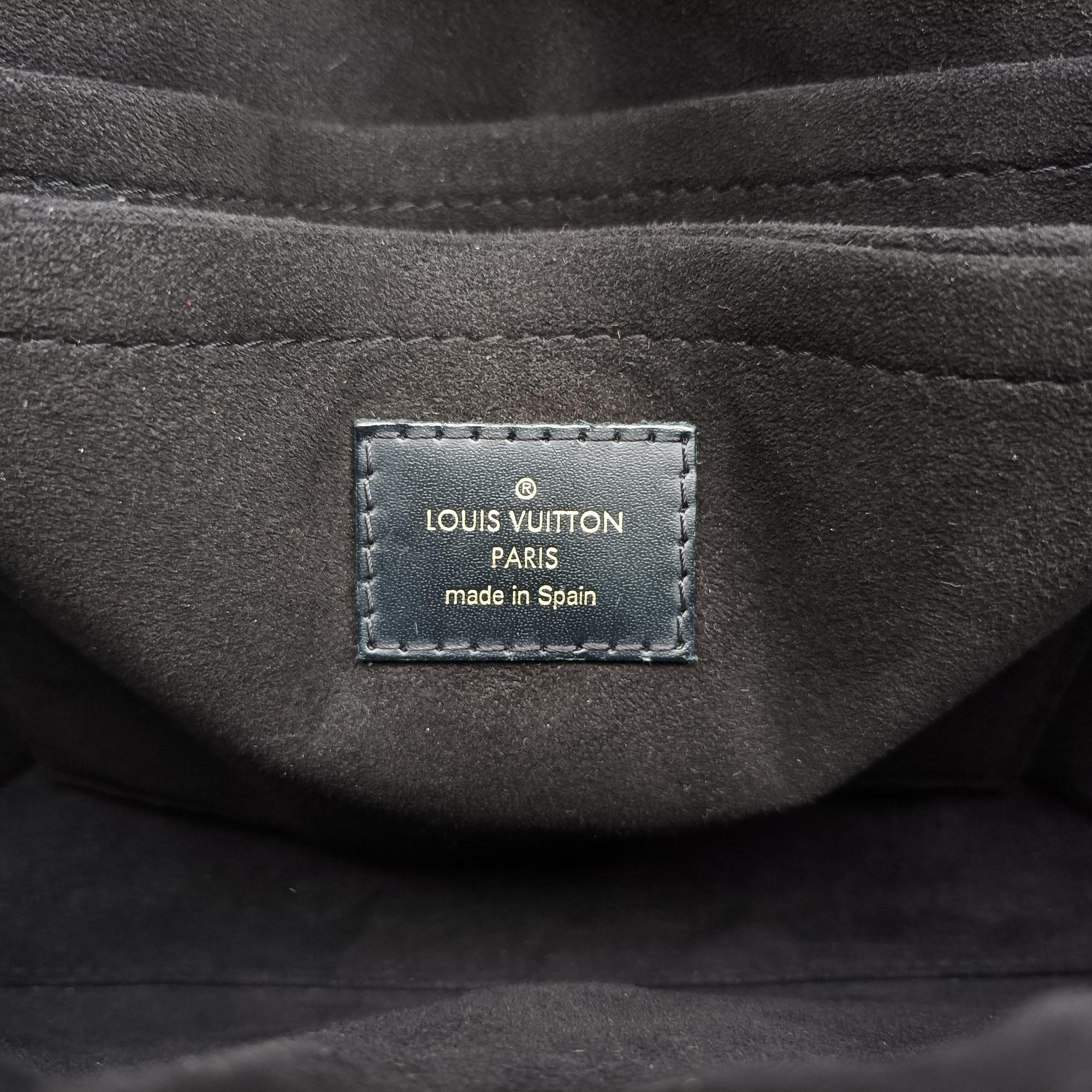 Pre-owned Louis Vuitton Saint Michel Freesia Brown×Noir Monogram Canvas×epi M44030 shoulderbag | stylenewstar
