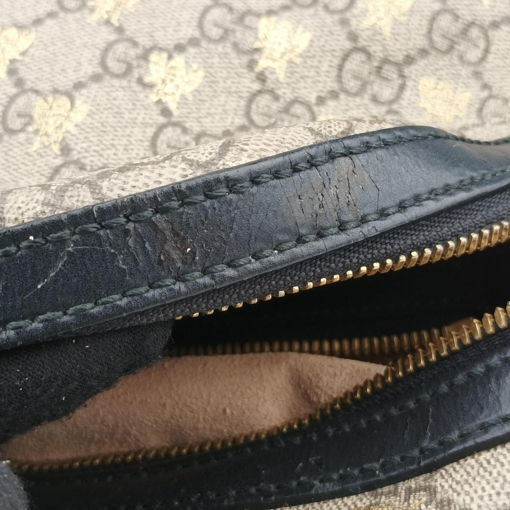 Pre-owned Gucci GG Supreme Tian Brown PVC coated canvas 427042 backpack/rucksack | stylenewstar