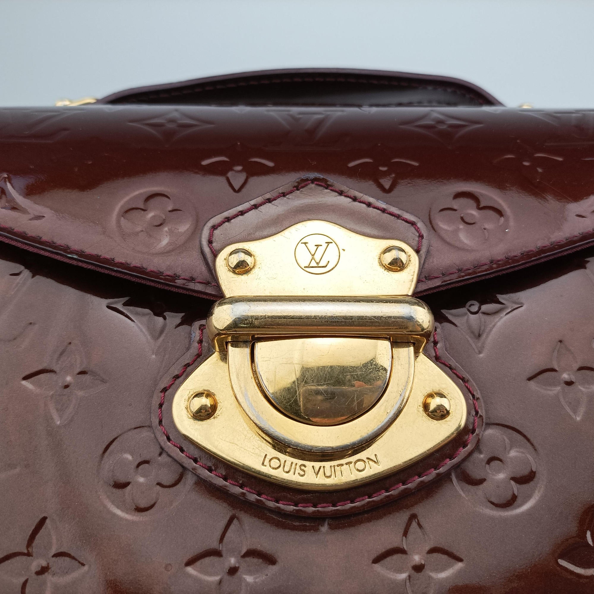 Pre-owned Louis Vuitton MIRADA AMARANTE Vernis M91397 shoulderbag | stylenewstar
