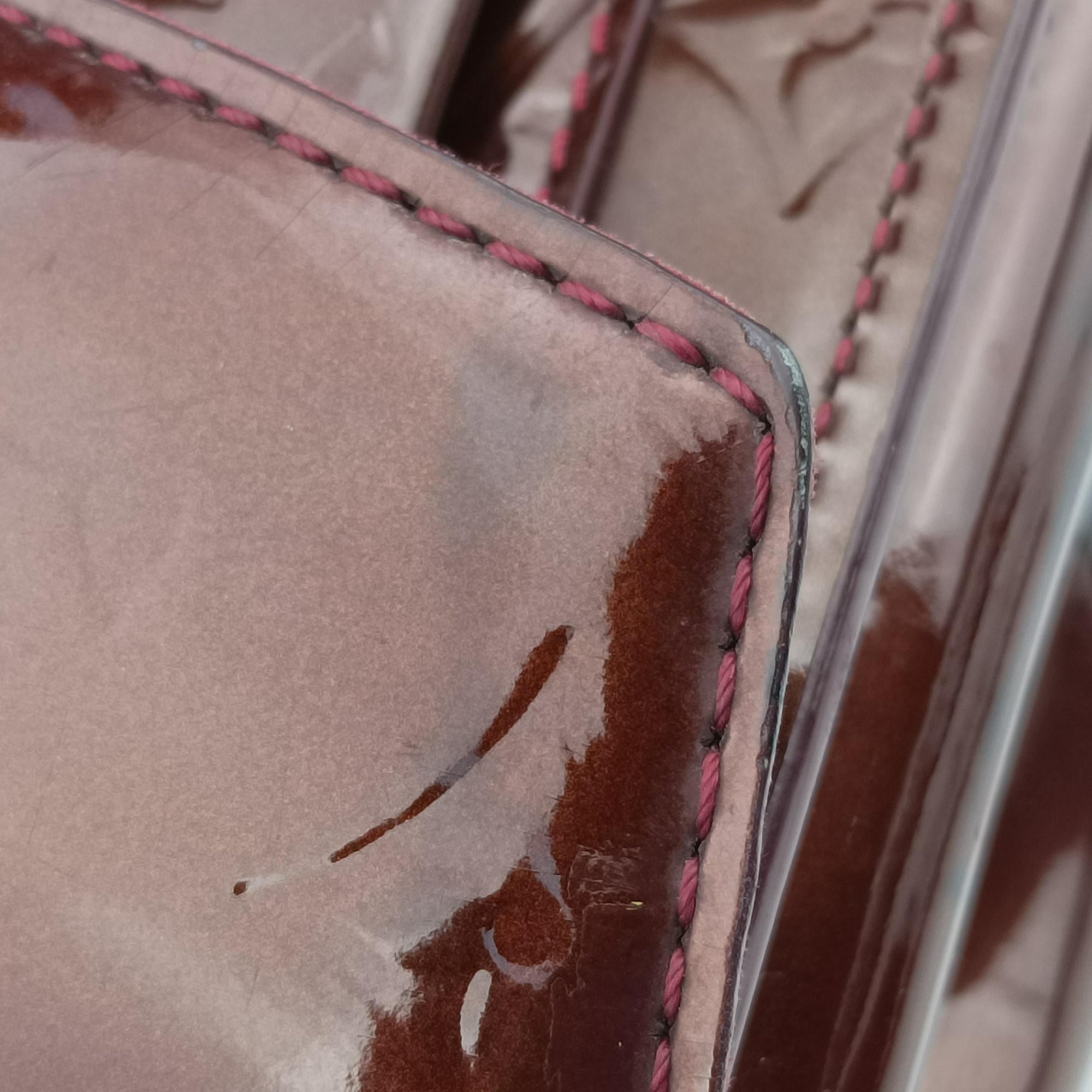 Pre-owned Louis Vuitton MIRADA AMARANTE Vernis M91397 shoulderbag | stylenewstar