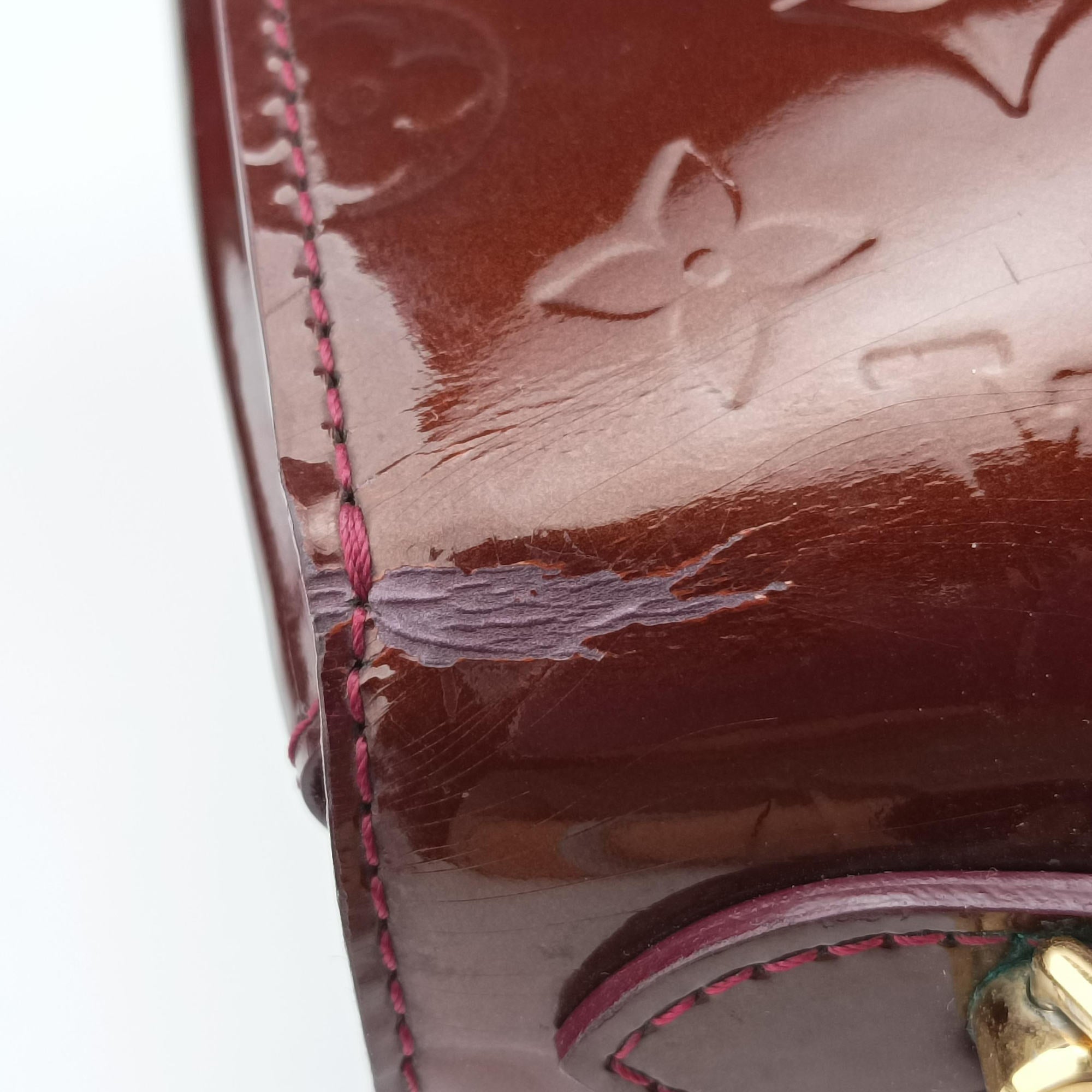 Pre-owned Louis Vuitton MIRADA AMARANTE Vernis M91397 shoulderbag | stylenewstar