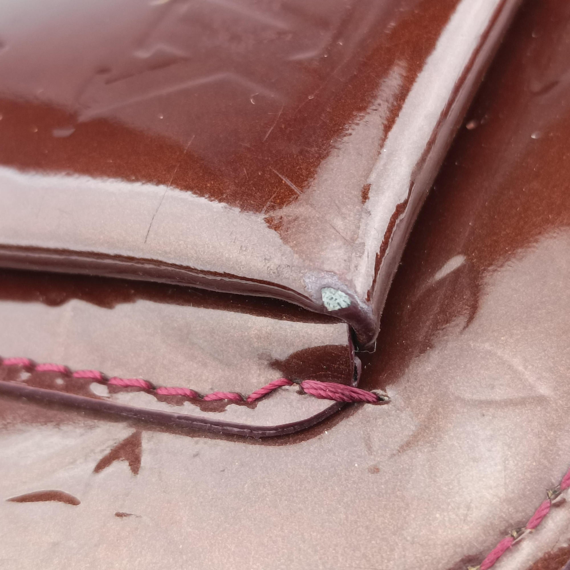 Pre-owned Louis Vuitton MIRADA AMARANTE Vernis M91397 shoulderbag | stylenewstar